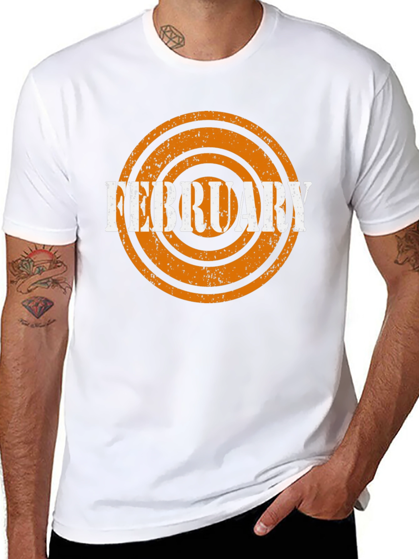 February Target Graphic Black T-Shirt