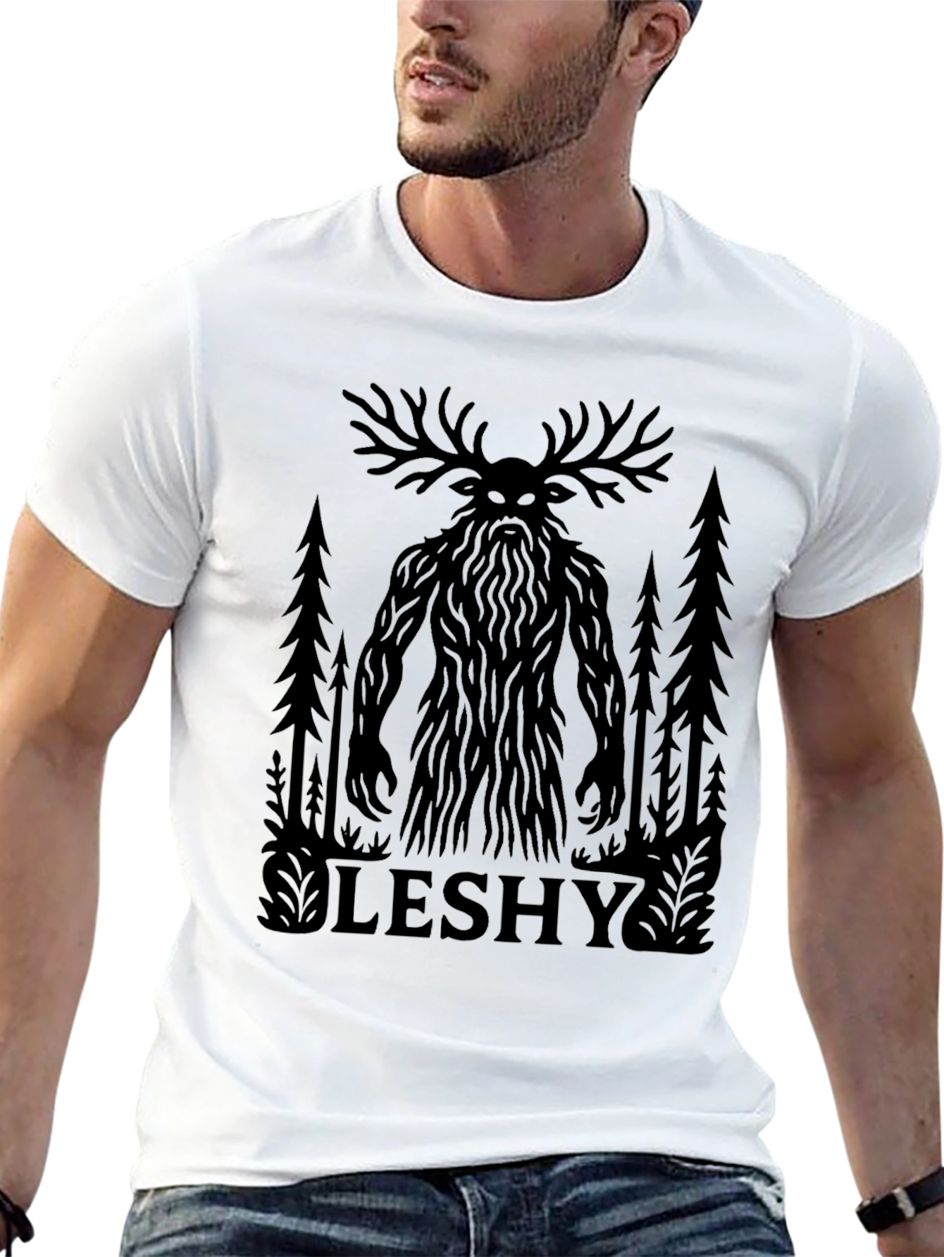 Leshy T-Shirt - Forest Spirit Graphic Tee