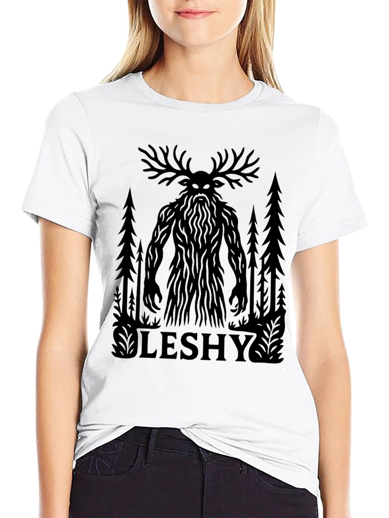 Leshy T-Shirt - Forest Spirit Graphic Tee