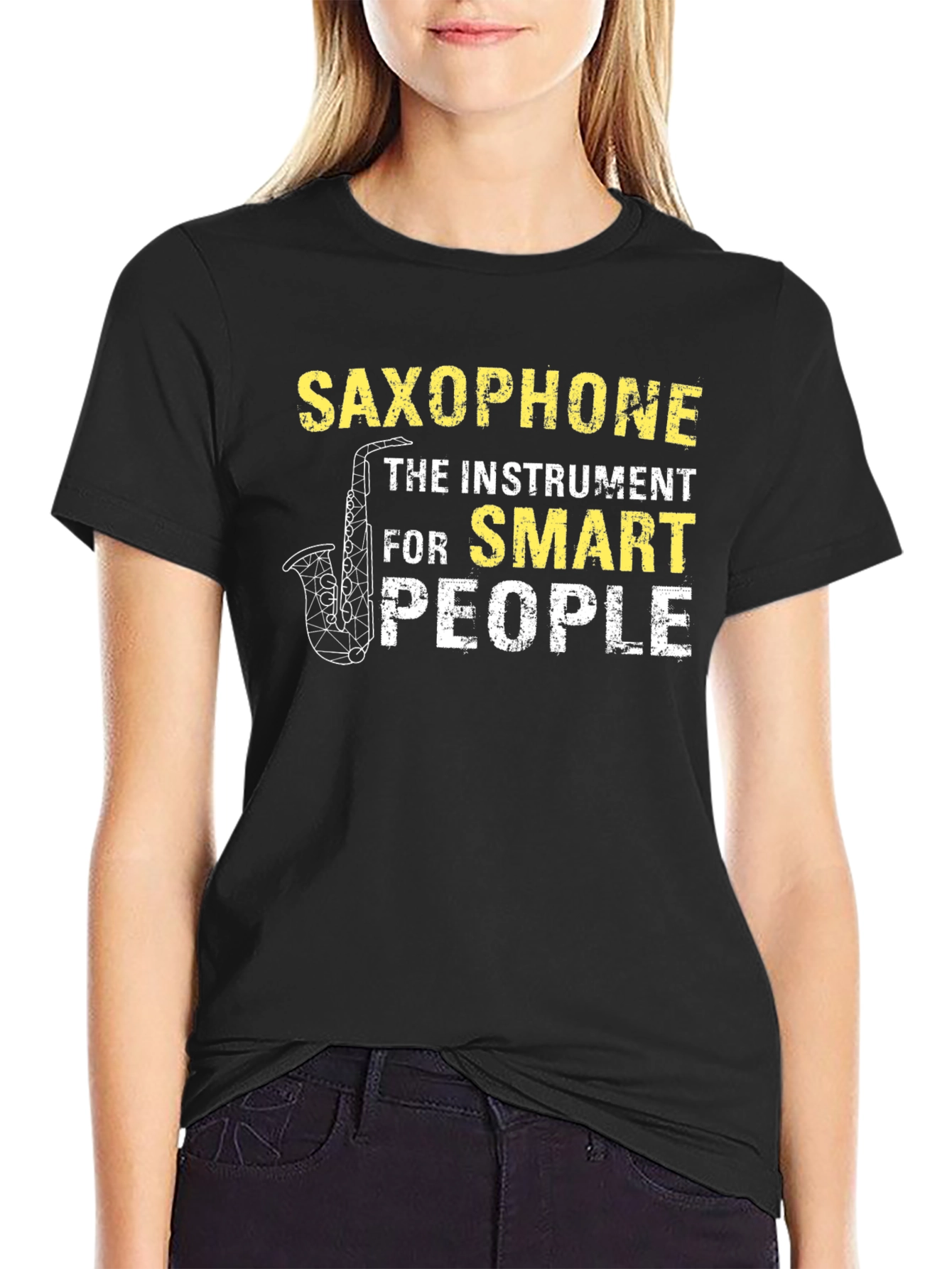 Saxophone Smart People T-Shirt - Musician Tee