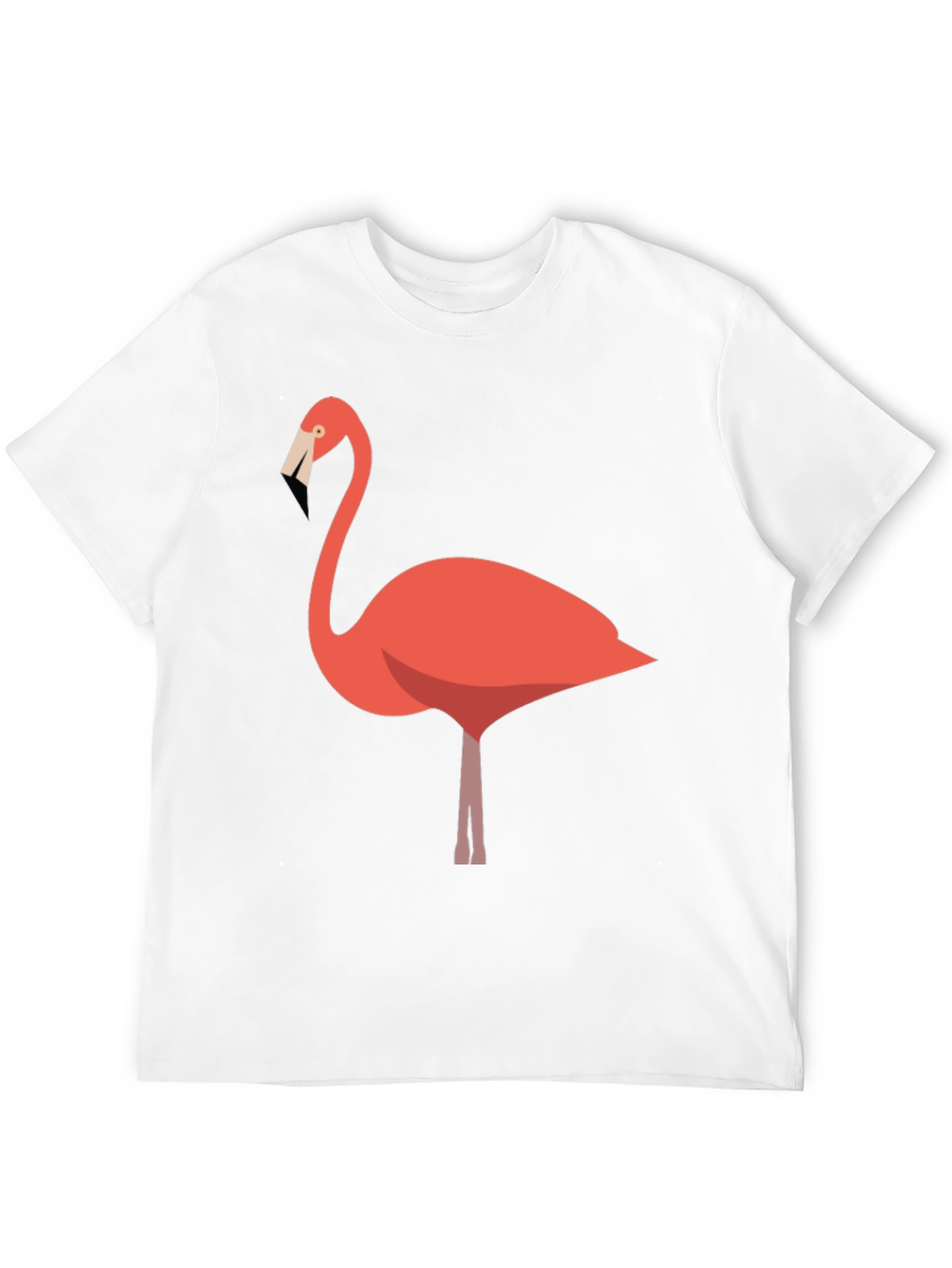 Cool Flamingo Graphic Black T-Shirt