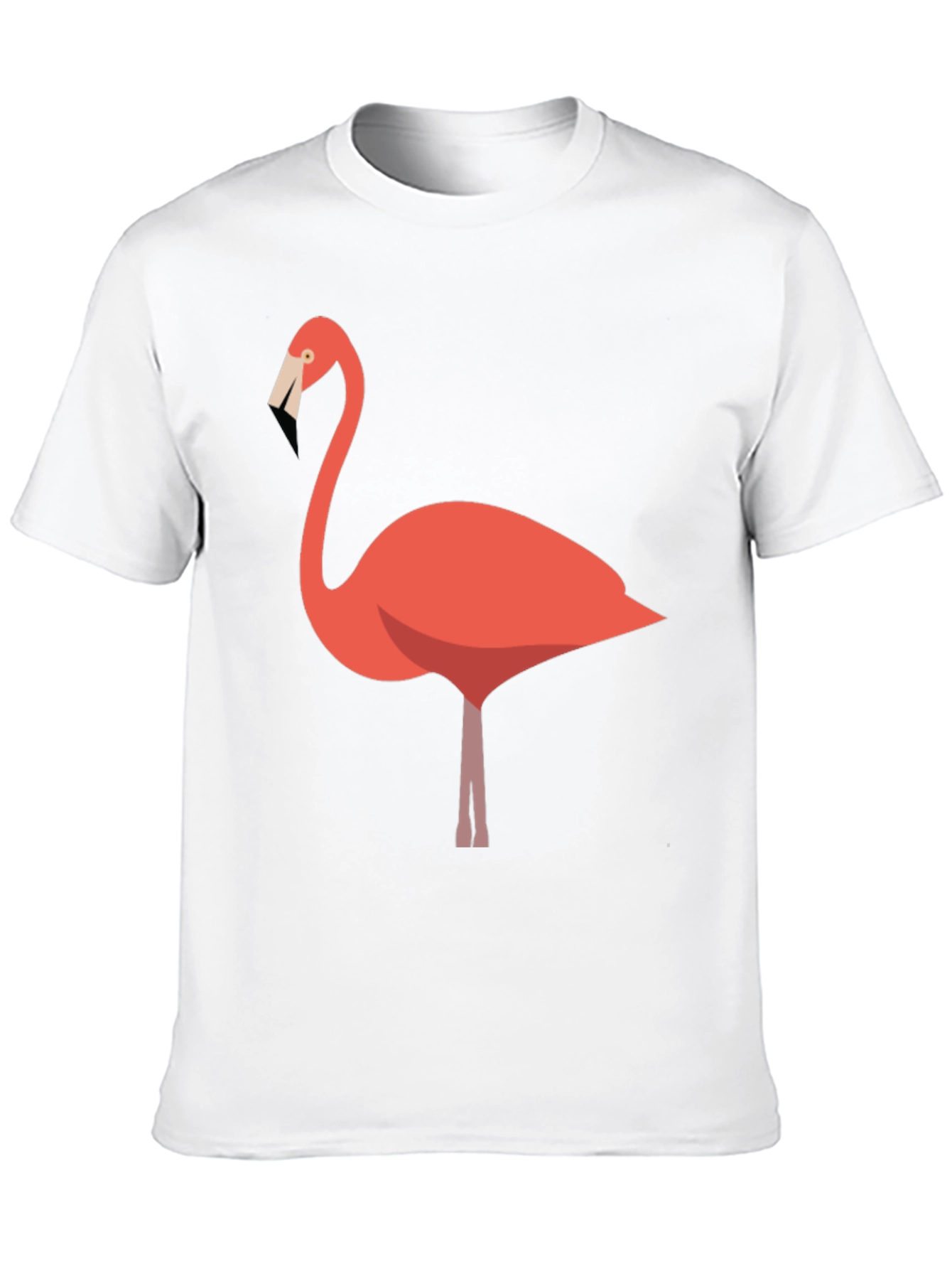 Cool Flamingo Graphic Black T-Shirt