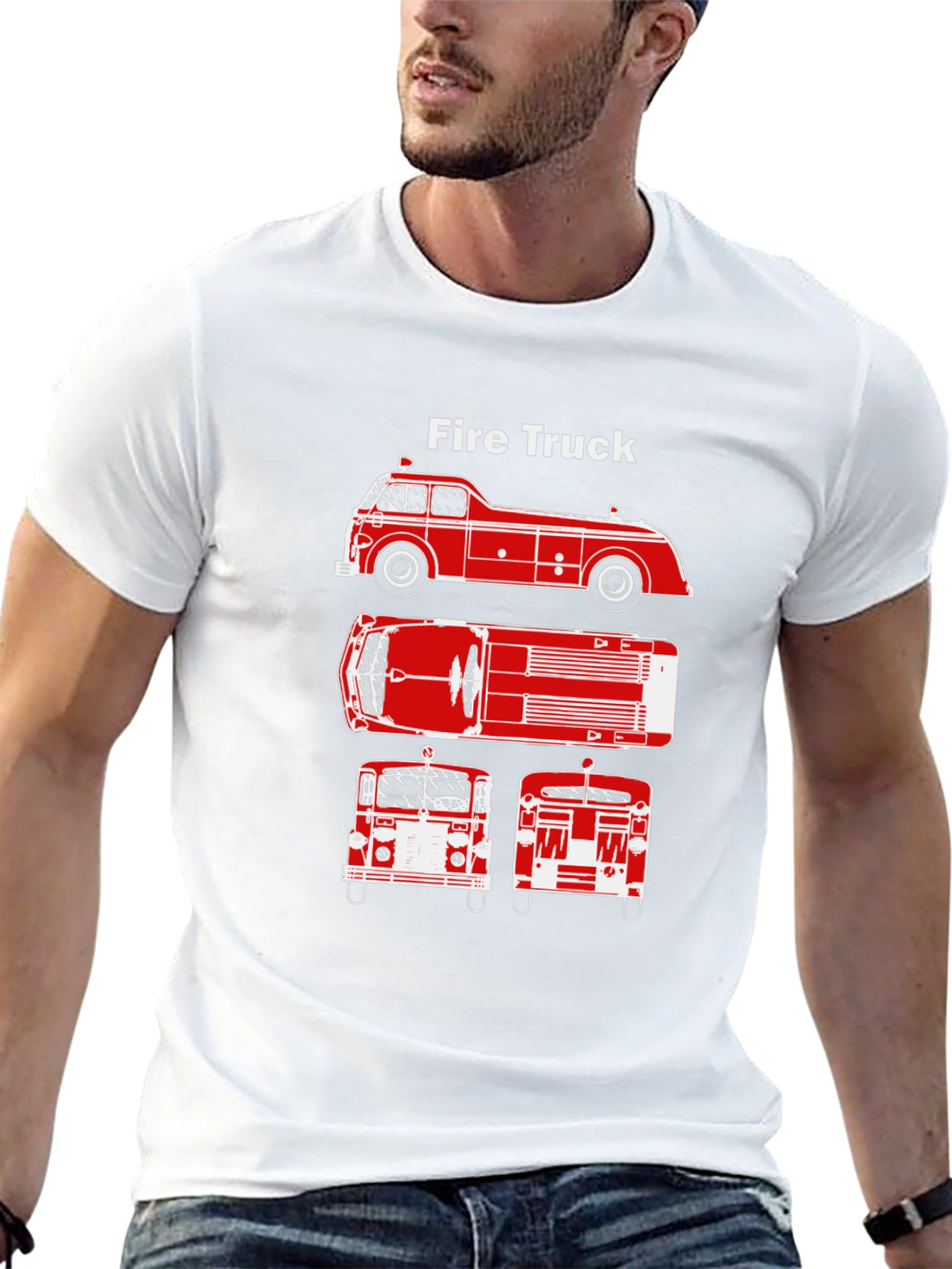 Fire Truck Graphic Tee