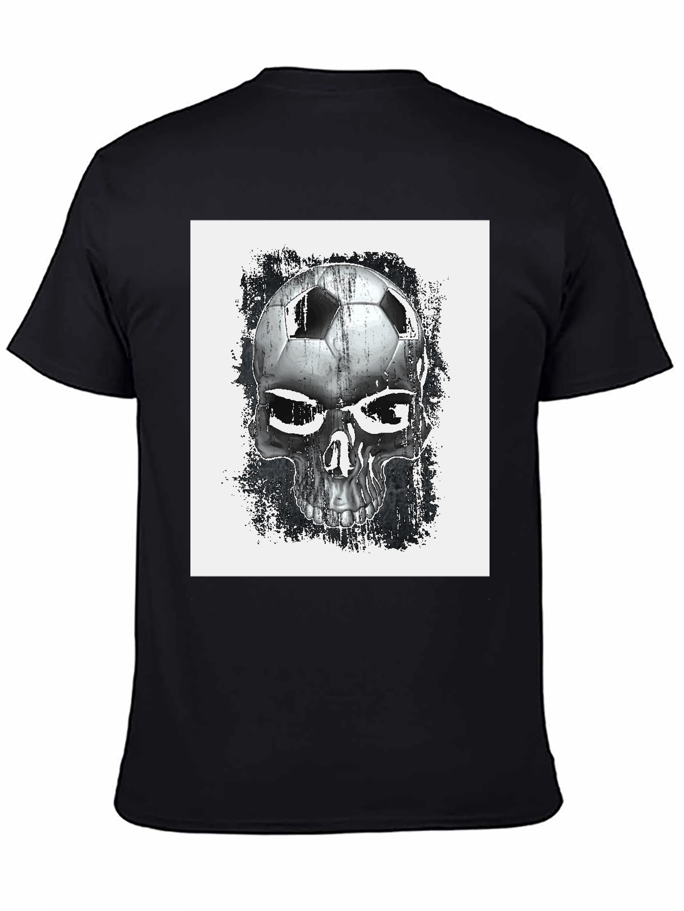 Soccer Skull Graphic T-Shirt