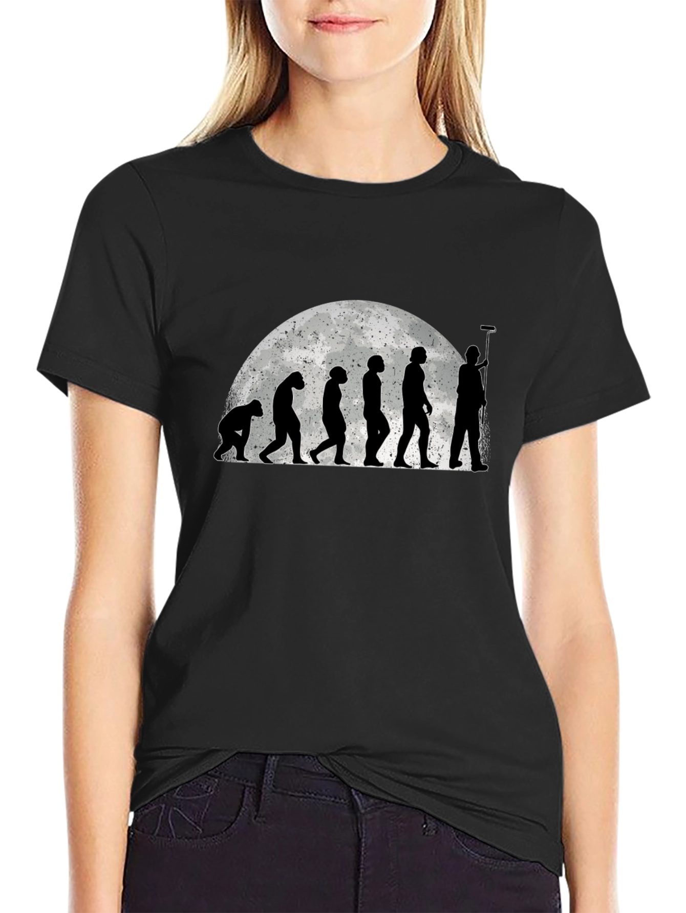 Evolution of a Painter T-Shirt - Black Graphic Tee