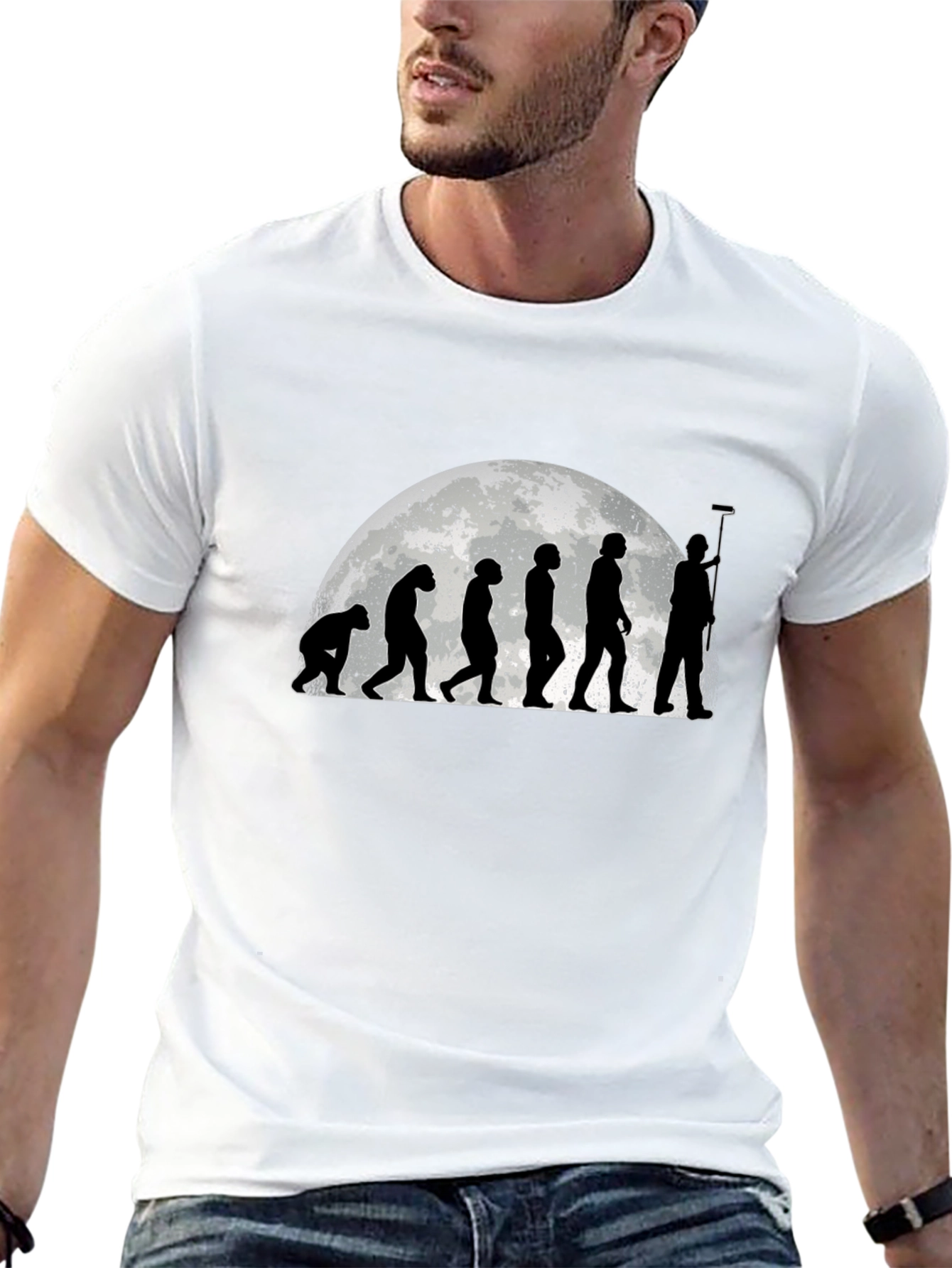 Evolution of a Painter T-Shirt - Black Graphic Tee