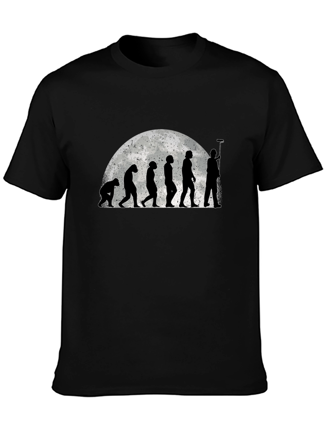 Evolution of a Painter T-Shirt - Black Graphic Tee