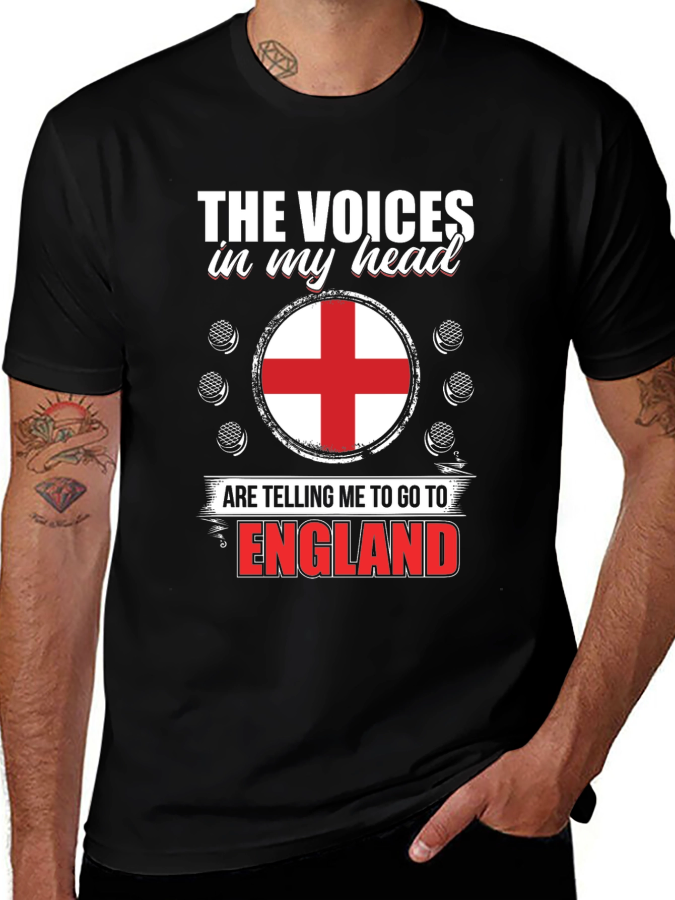 England T-Shirt: Voices in My Head Tee