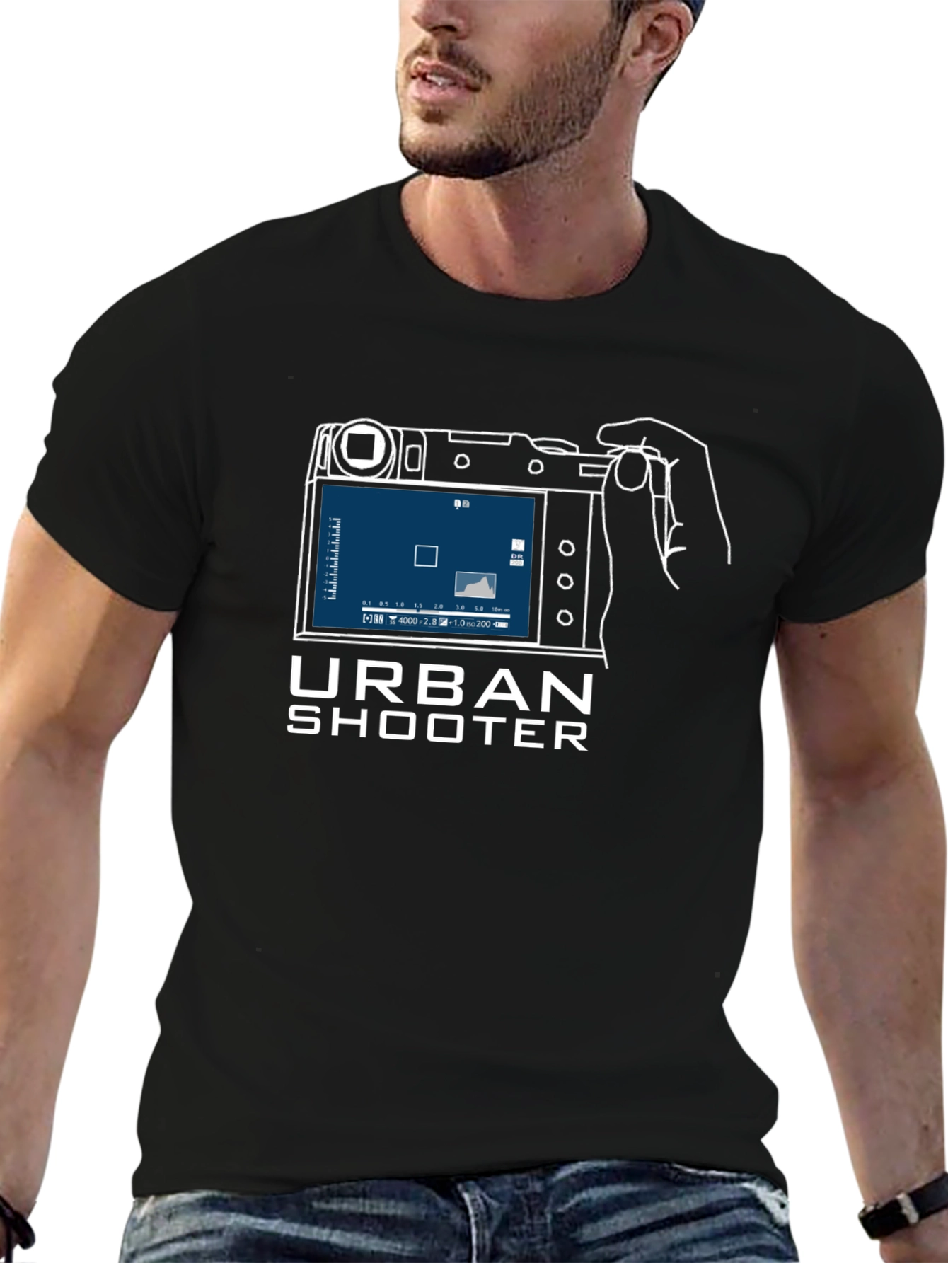Urban Shooter T-Shirt: Camera Graphic Tee