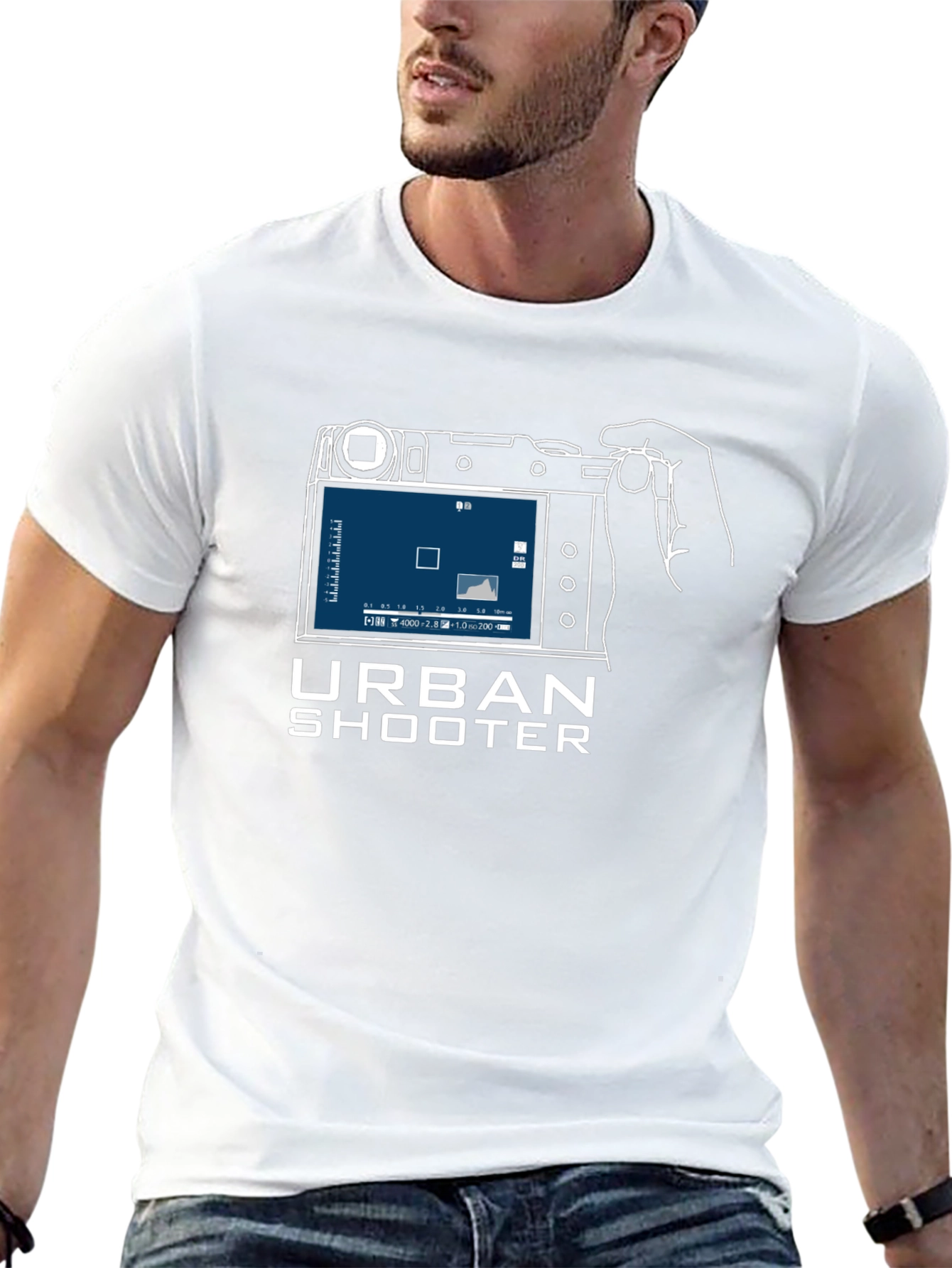 Urban Shooter T-Shirt: Camera Graphic Tee