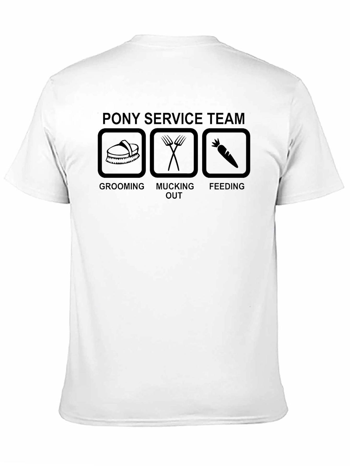 Pony Service Team Black T-Shirt