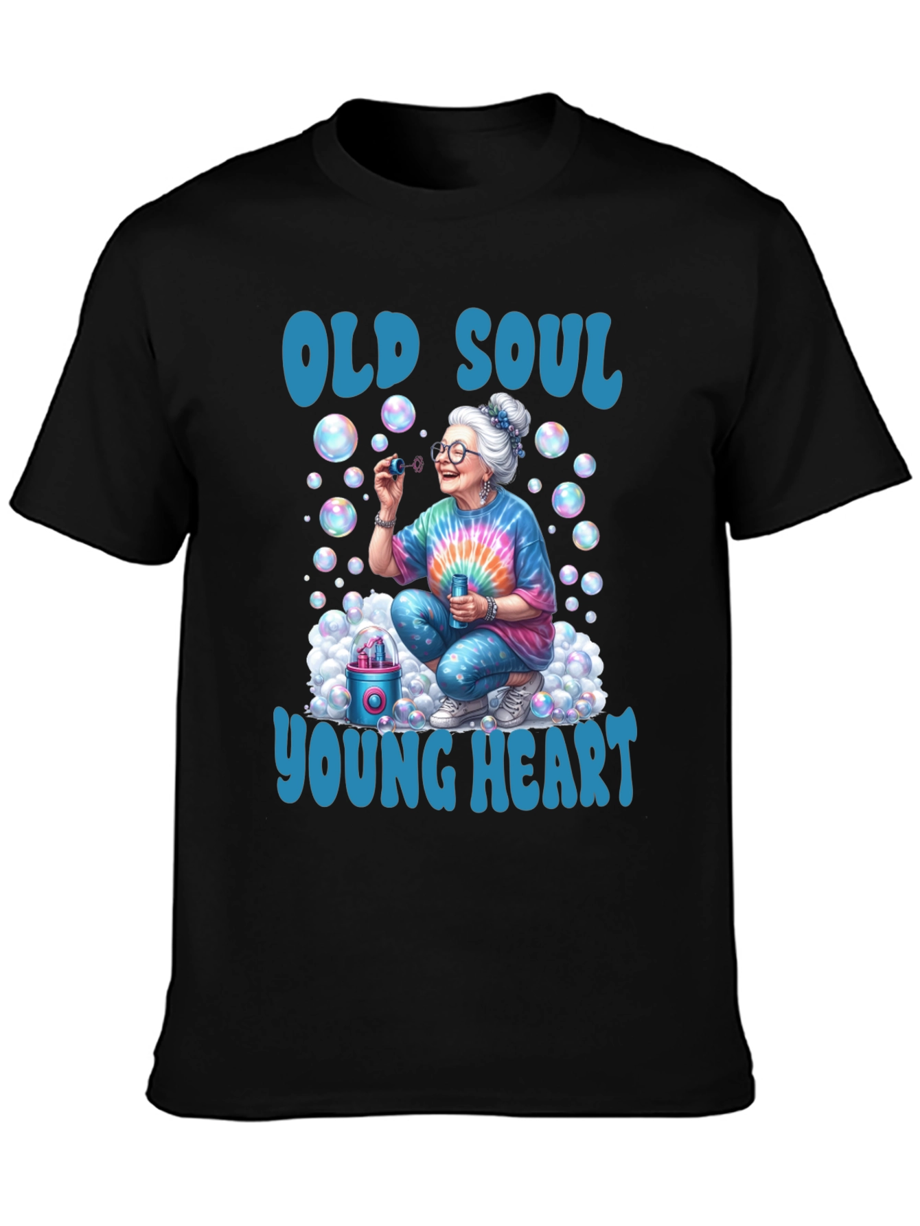 Old Soul Young Heart Bubble T-Shirt