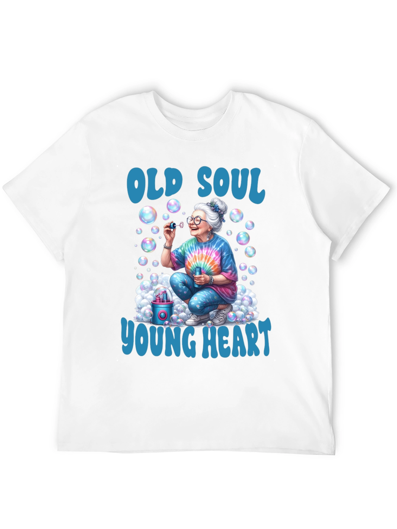 Old Soul Young Heart Bubble T-Shirt