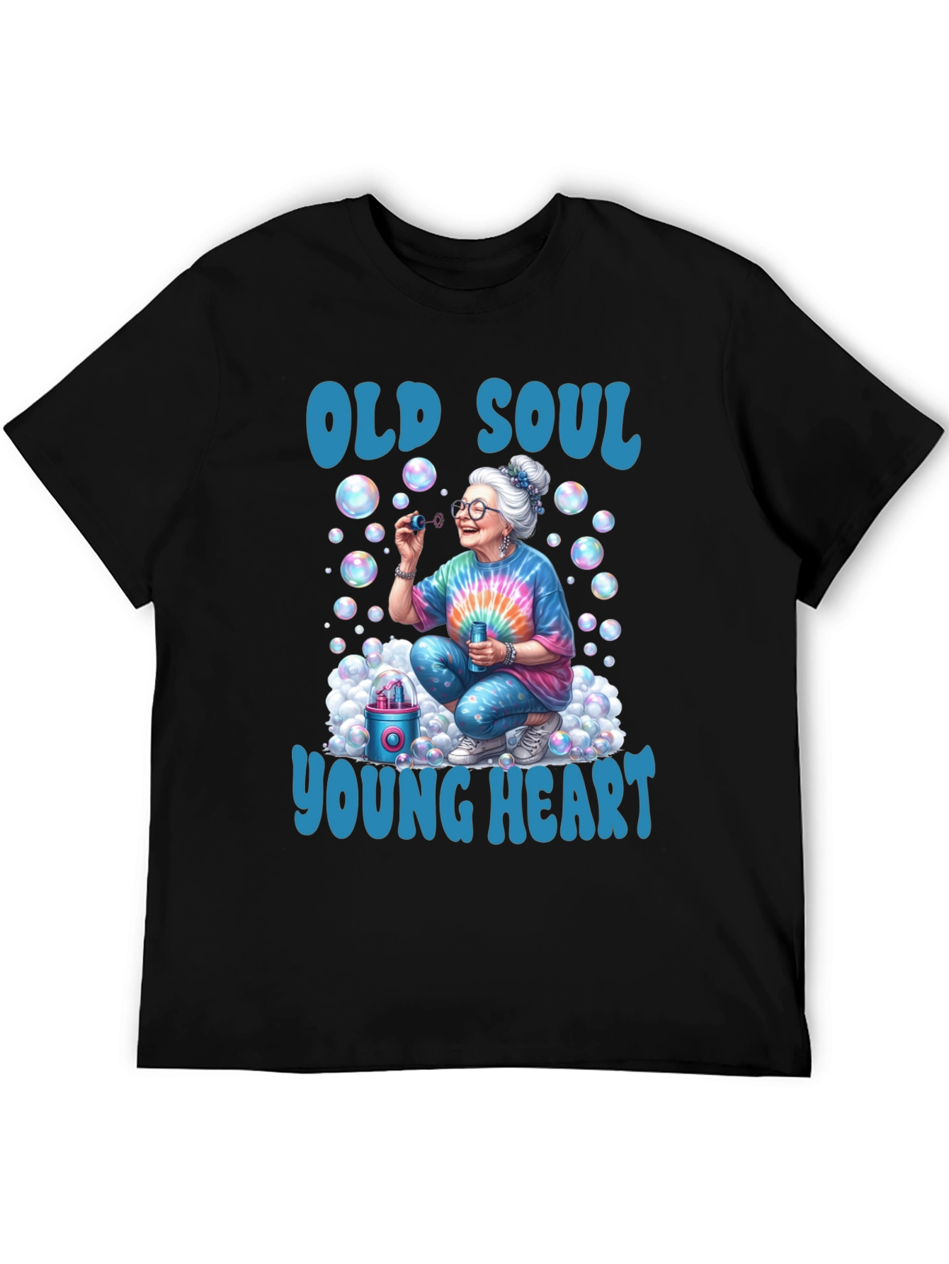 Old Soul Young Heart Bubble T-Shirt