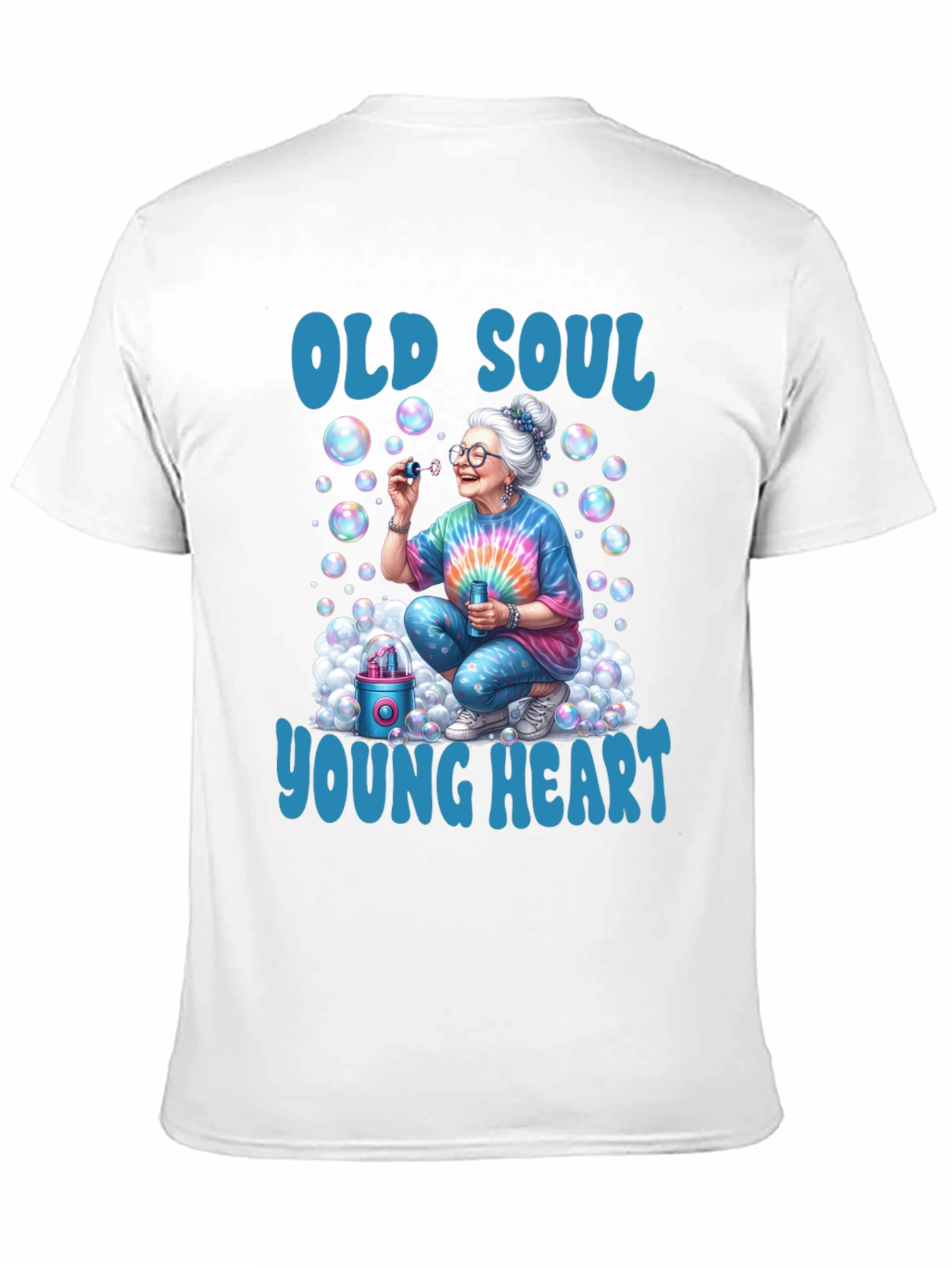 Old Soul Young Heart Bubble T-Shirt