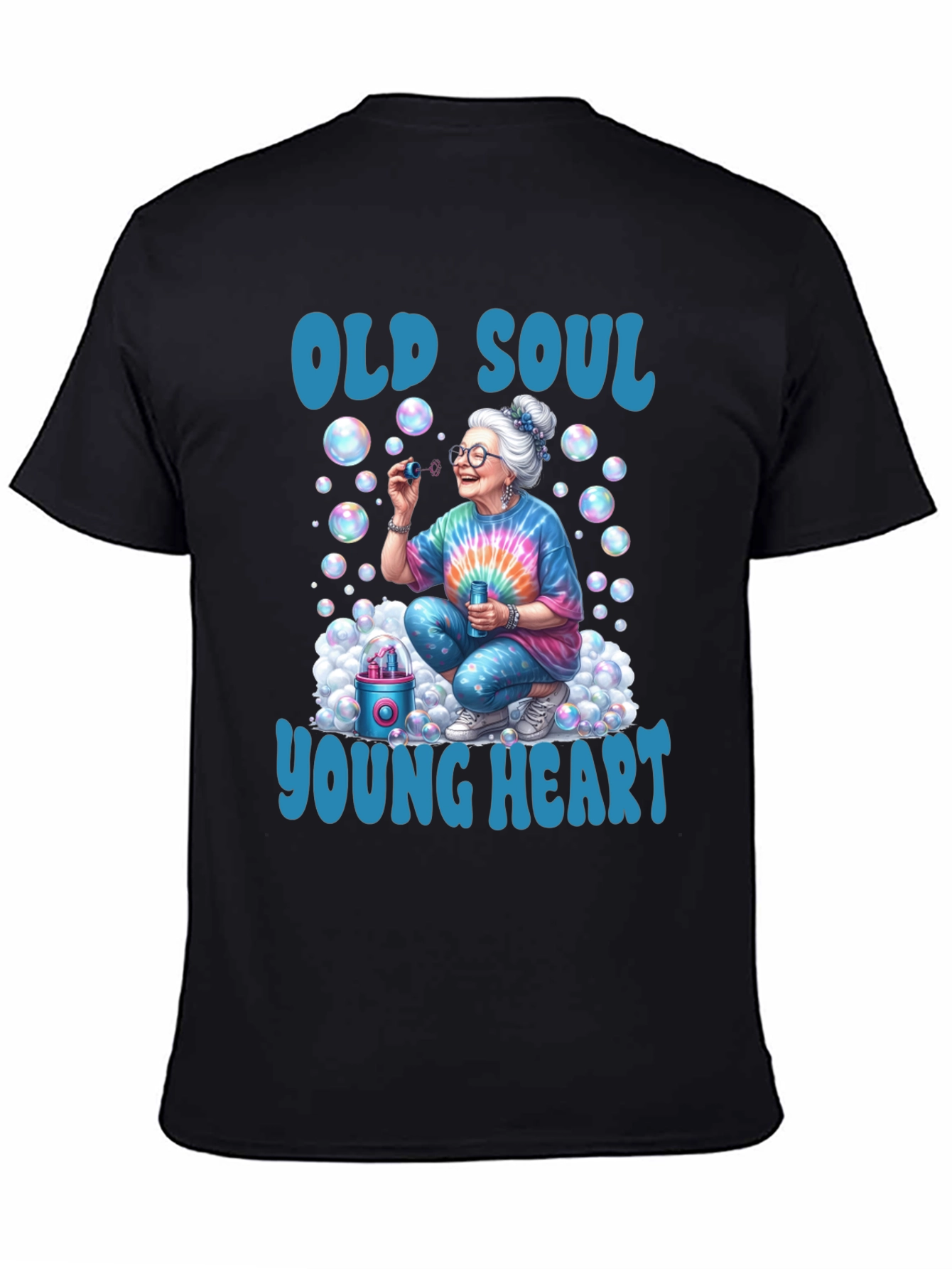 Old Soul Young Heart Bubble T-Shirt