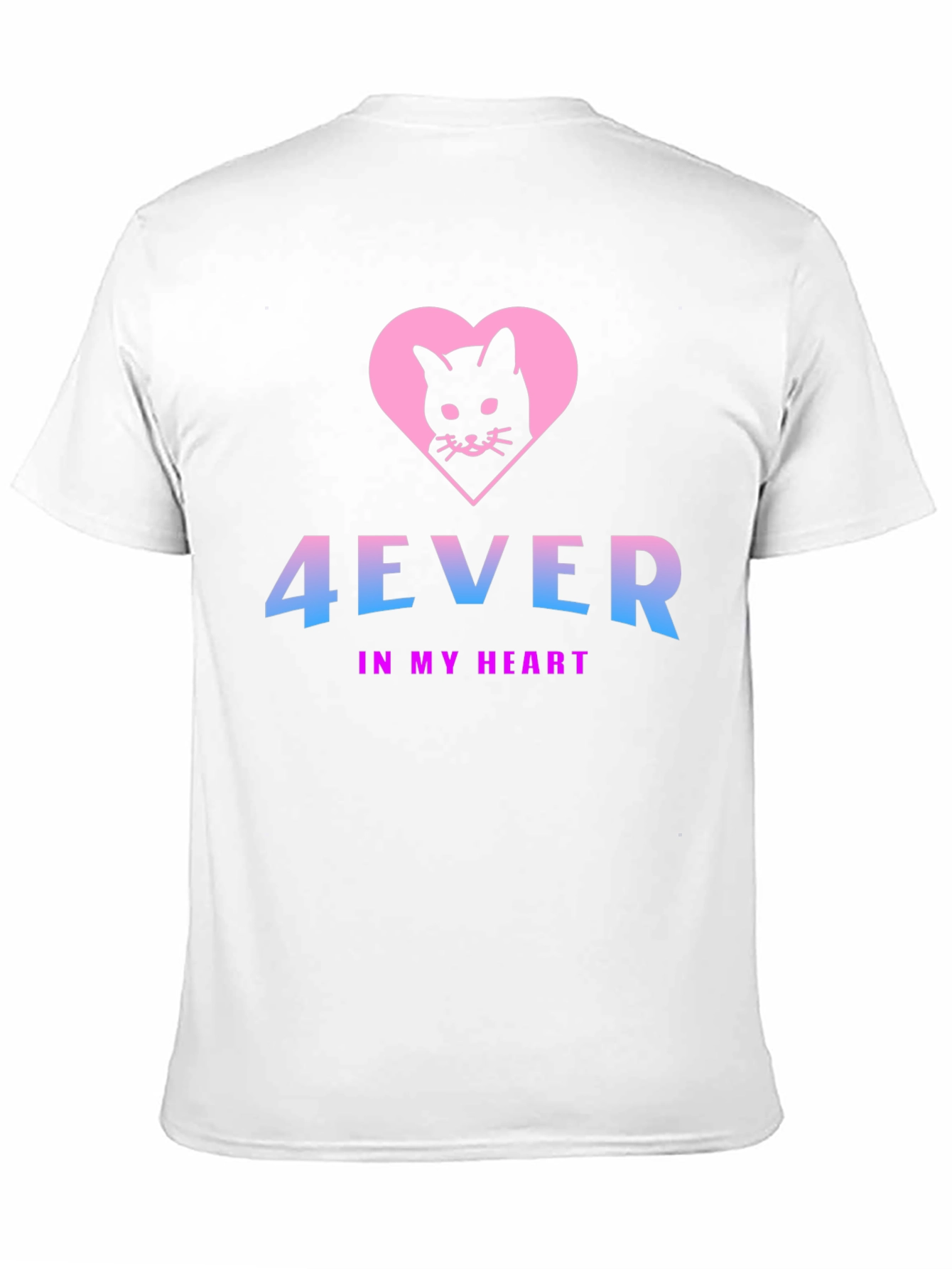 4Ever In My Heart Black Cat T-Shirt