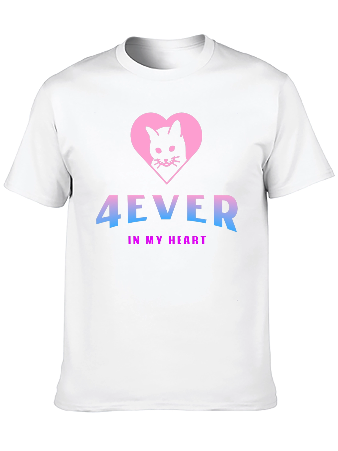 4Ever In My Heart Black Cat T-Shirt