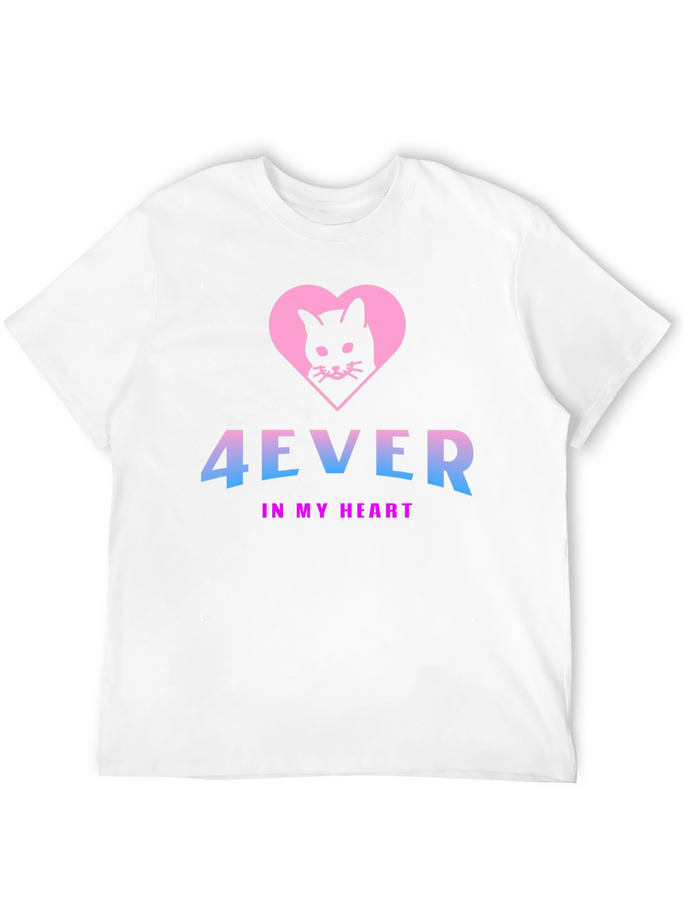 4Ever In My Heart Black Cat T-Shirt