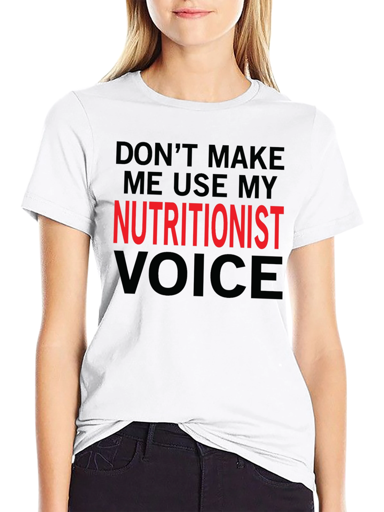 Nutritionist Voice T-Shirt - Funny Nutrition Gift Idea