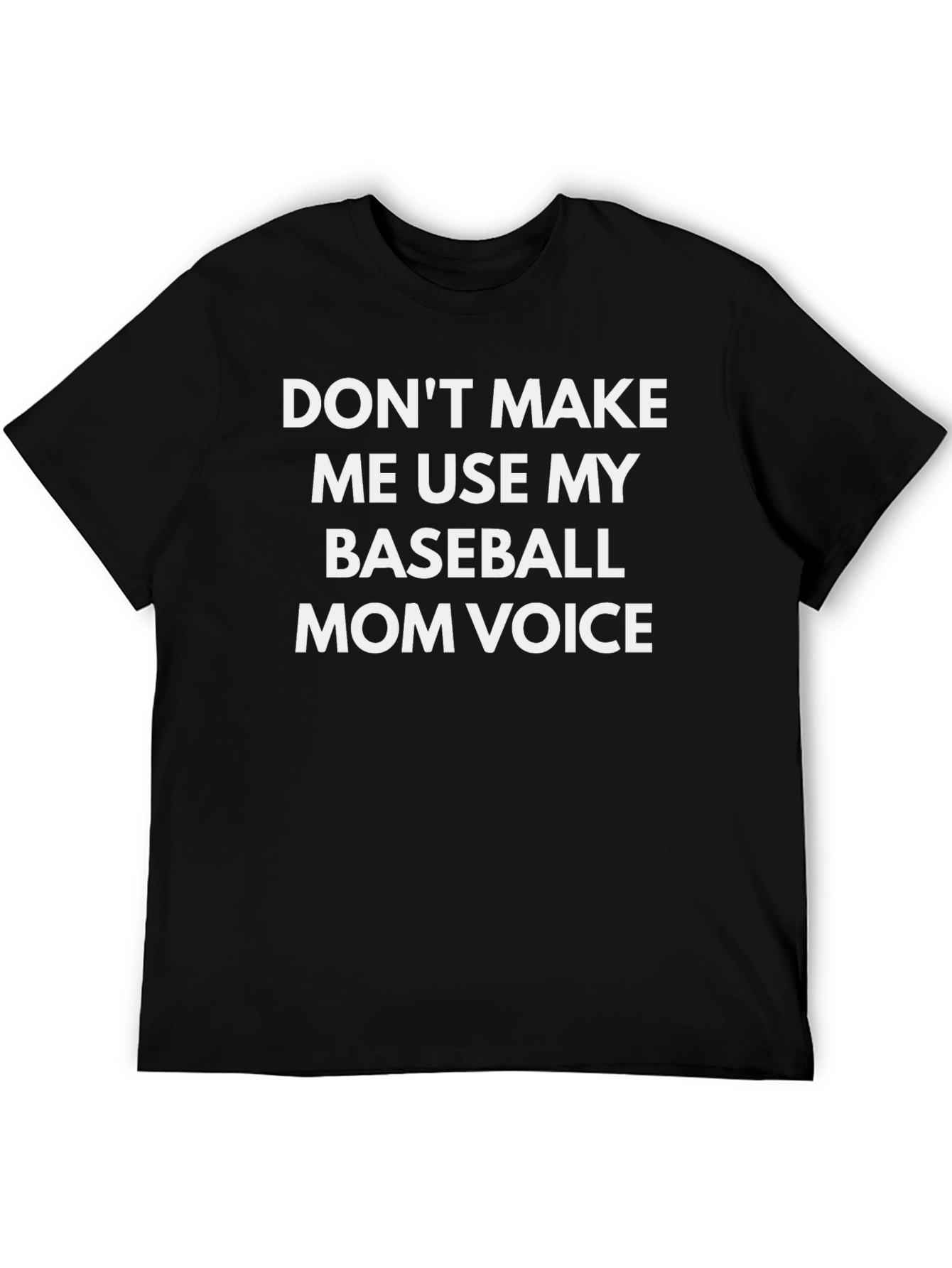 Baseball Mom Voice T-Shirt - Funny Tee
