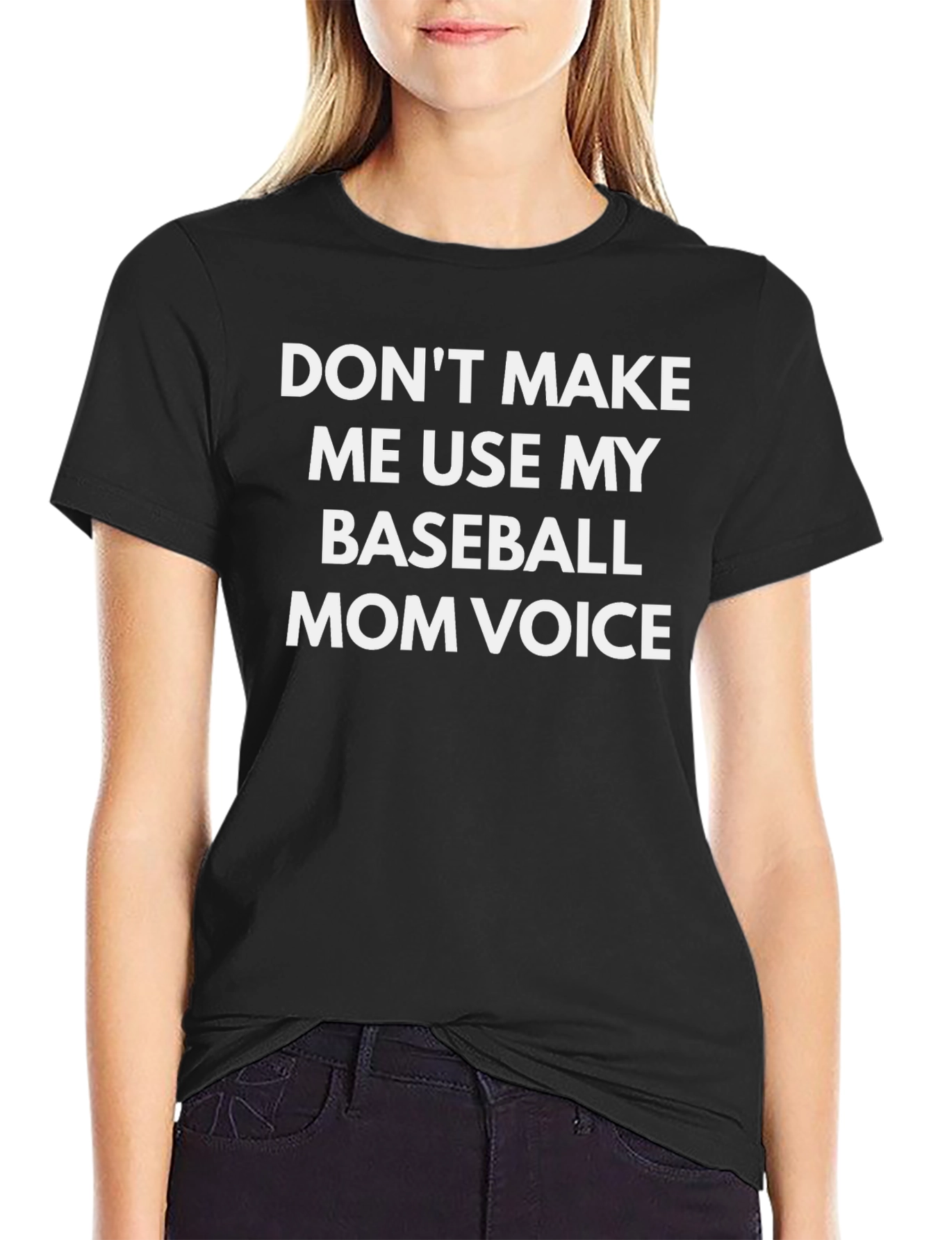 Baseball Mom Voice T-Shirt - Funny Tee