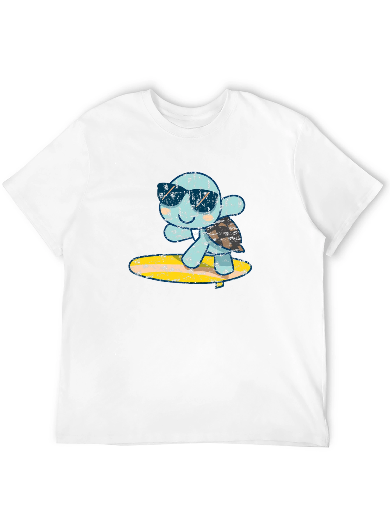 Turtle Surfer Graphic T-Shirt - Black
