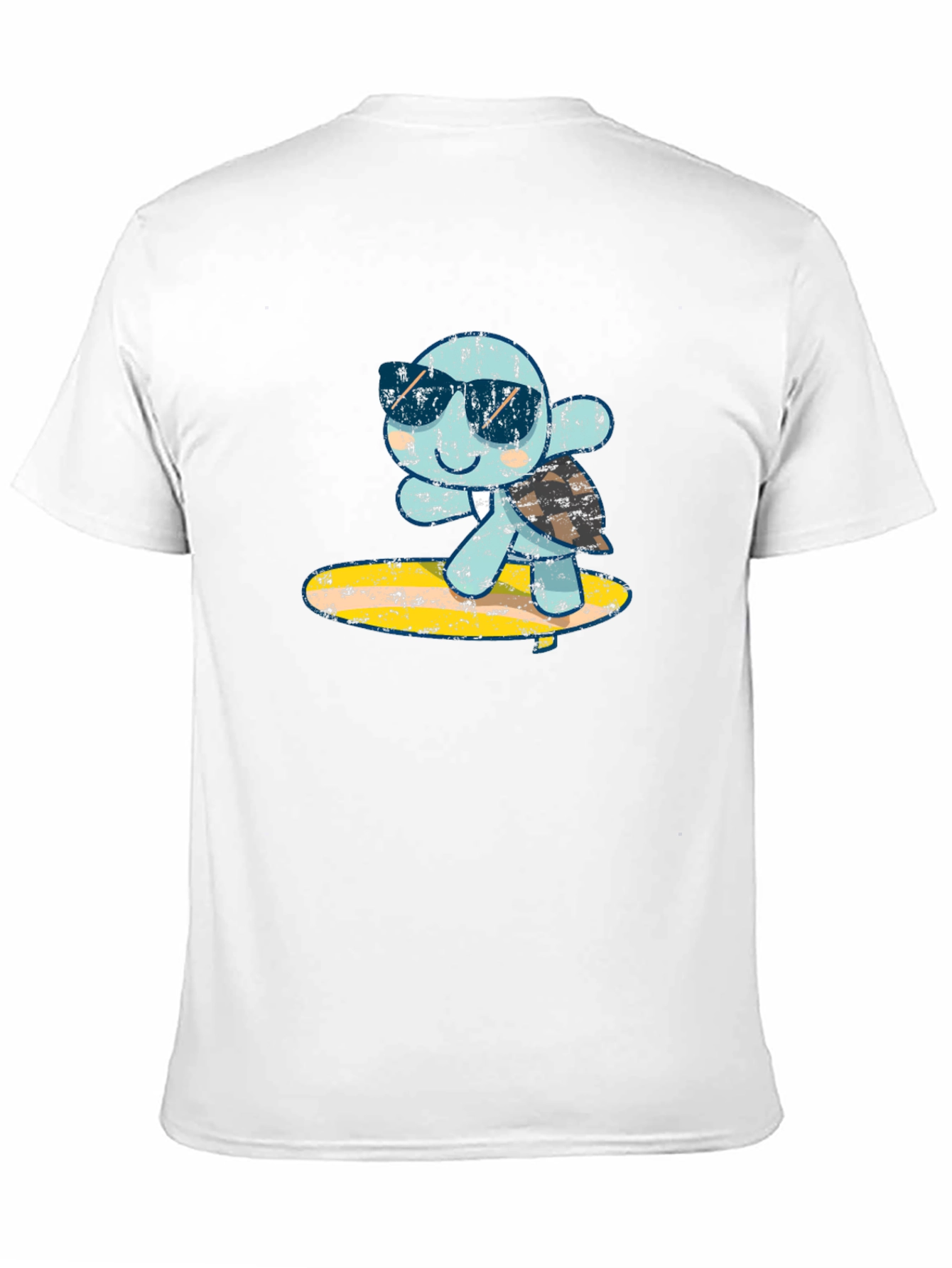 Turtle Surfer Graphic T-Shirt - Black