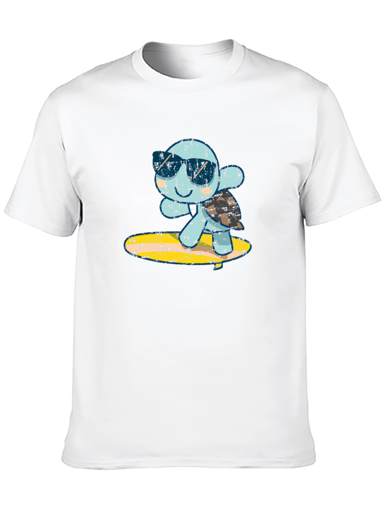 Turtle Surfer Graphic T-Shirt - Black