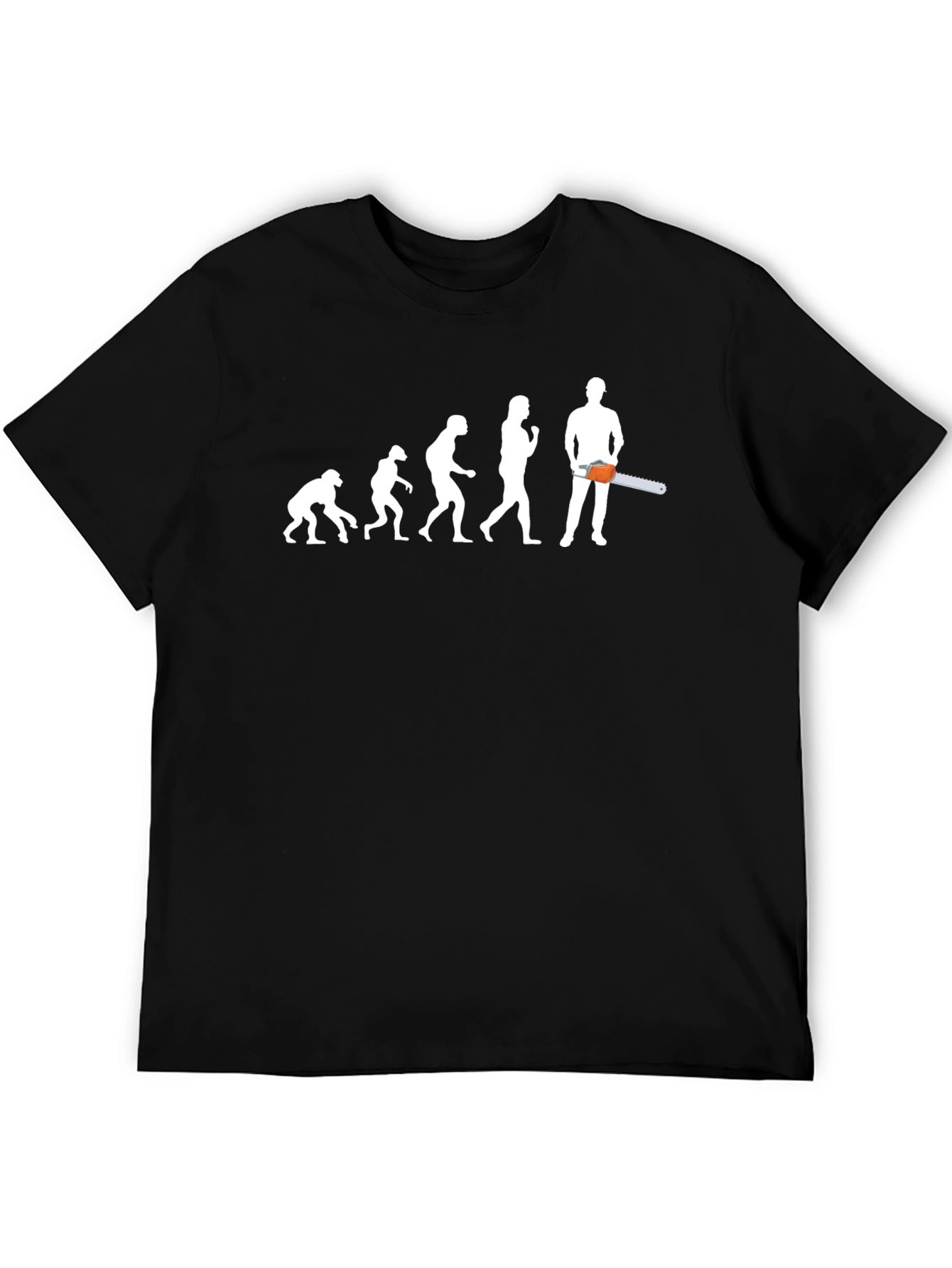 Evolution Chainsaw T-Shirt - Black