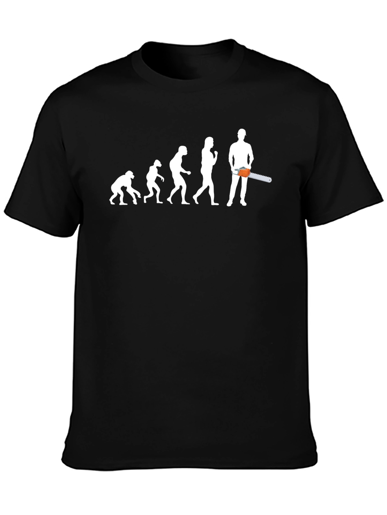 Evolution Chainsaw T-Shirt - Black