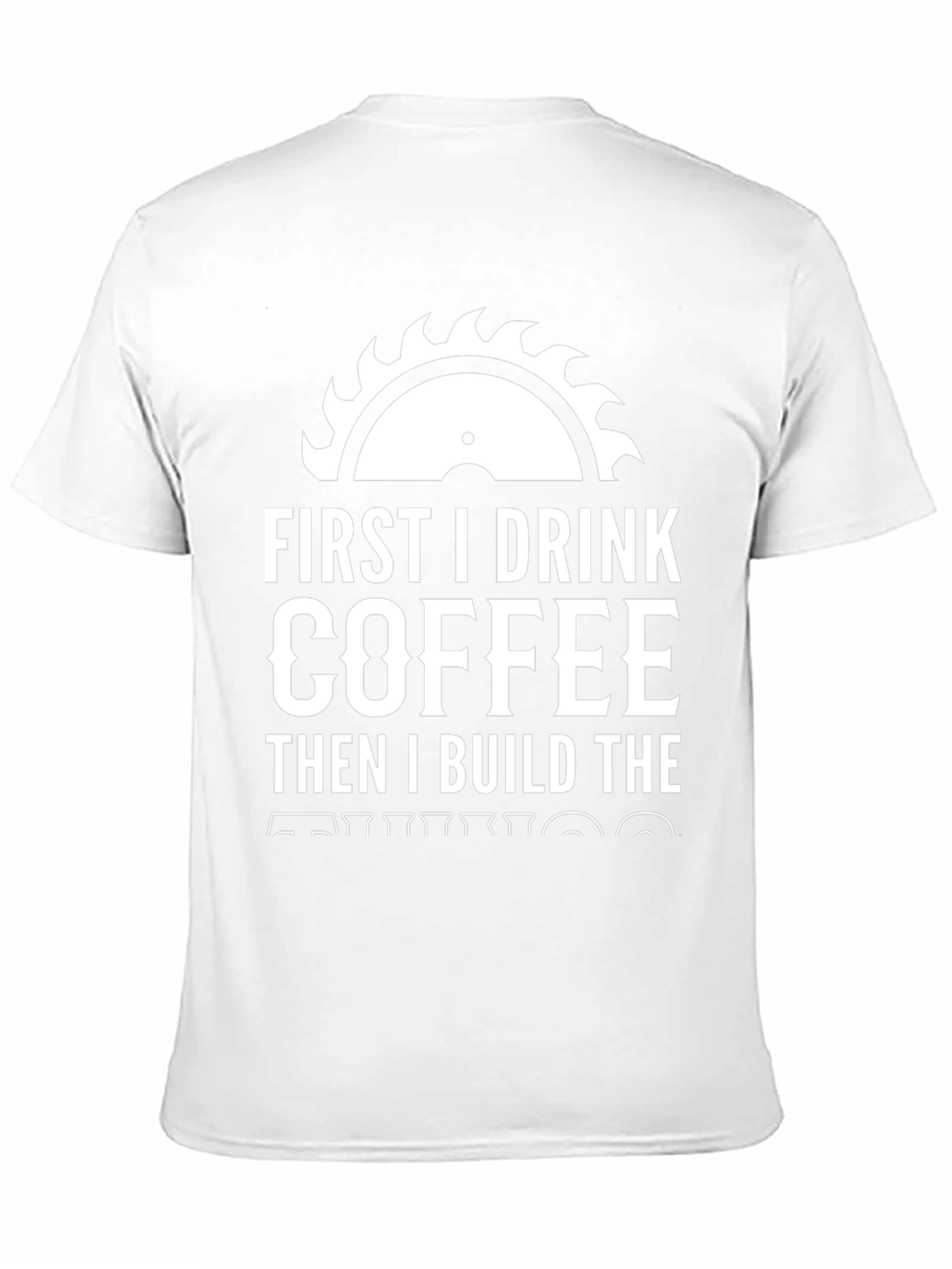 Coffee and Building T-Shirt - Black Graphic Tee
