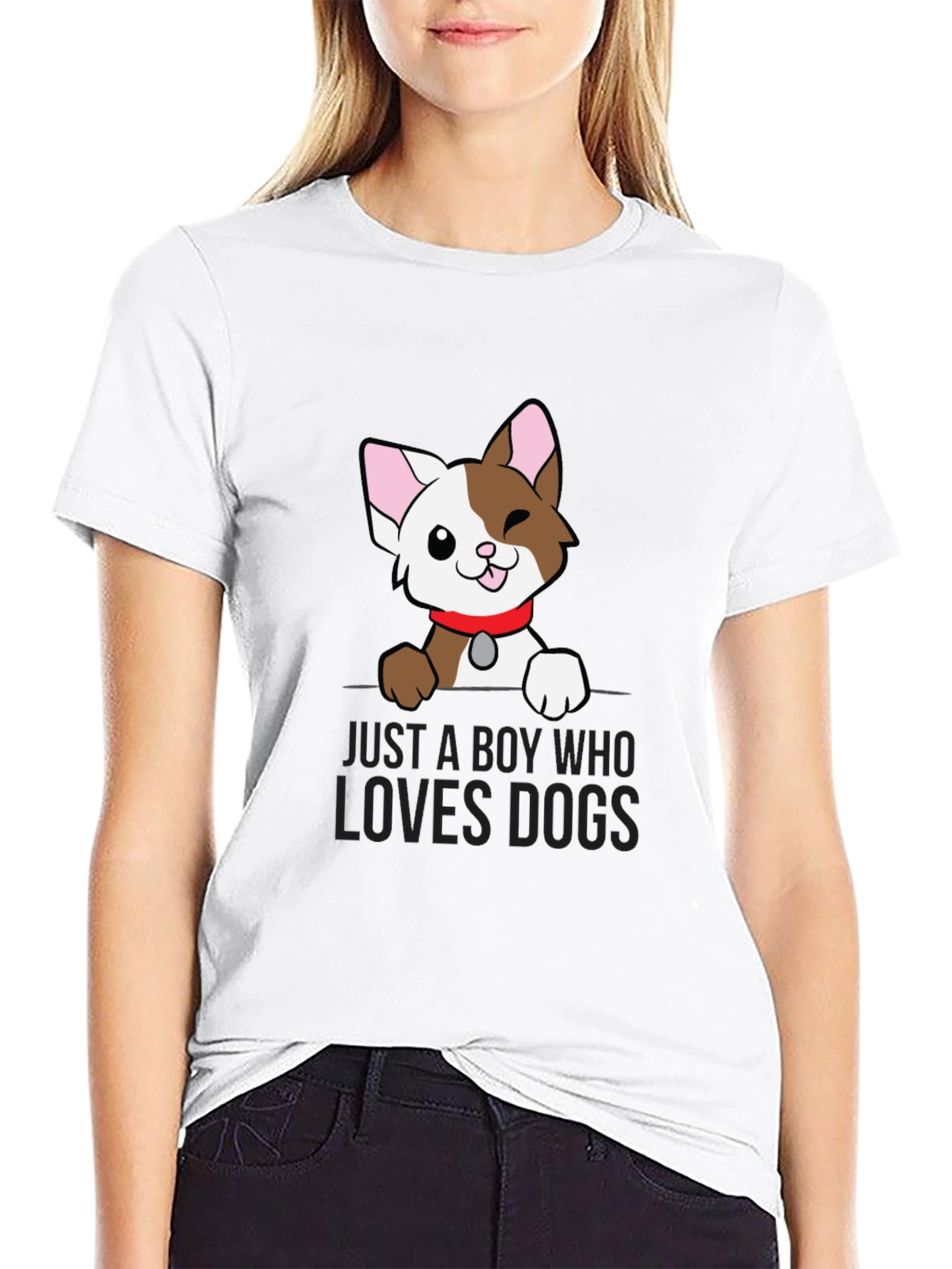 Boy Who Loves Dogs T-Shirt