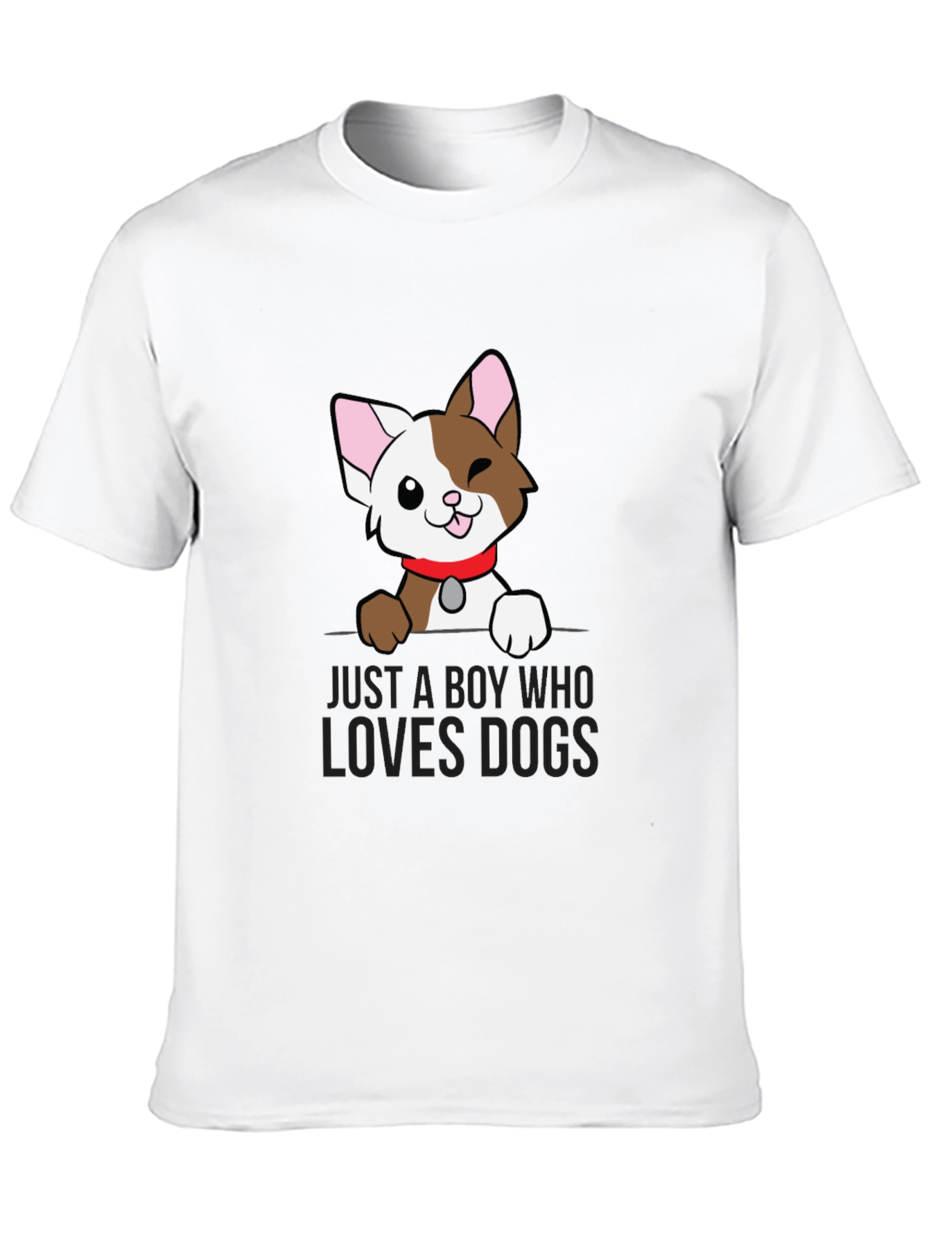 Boy Who Loves Dogs T-Shirt