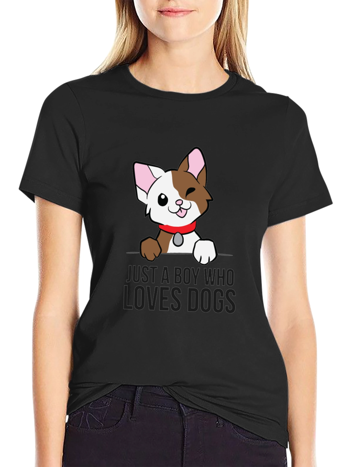 Boy Who Loves Dogs T-Shirt