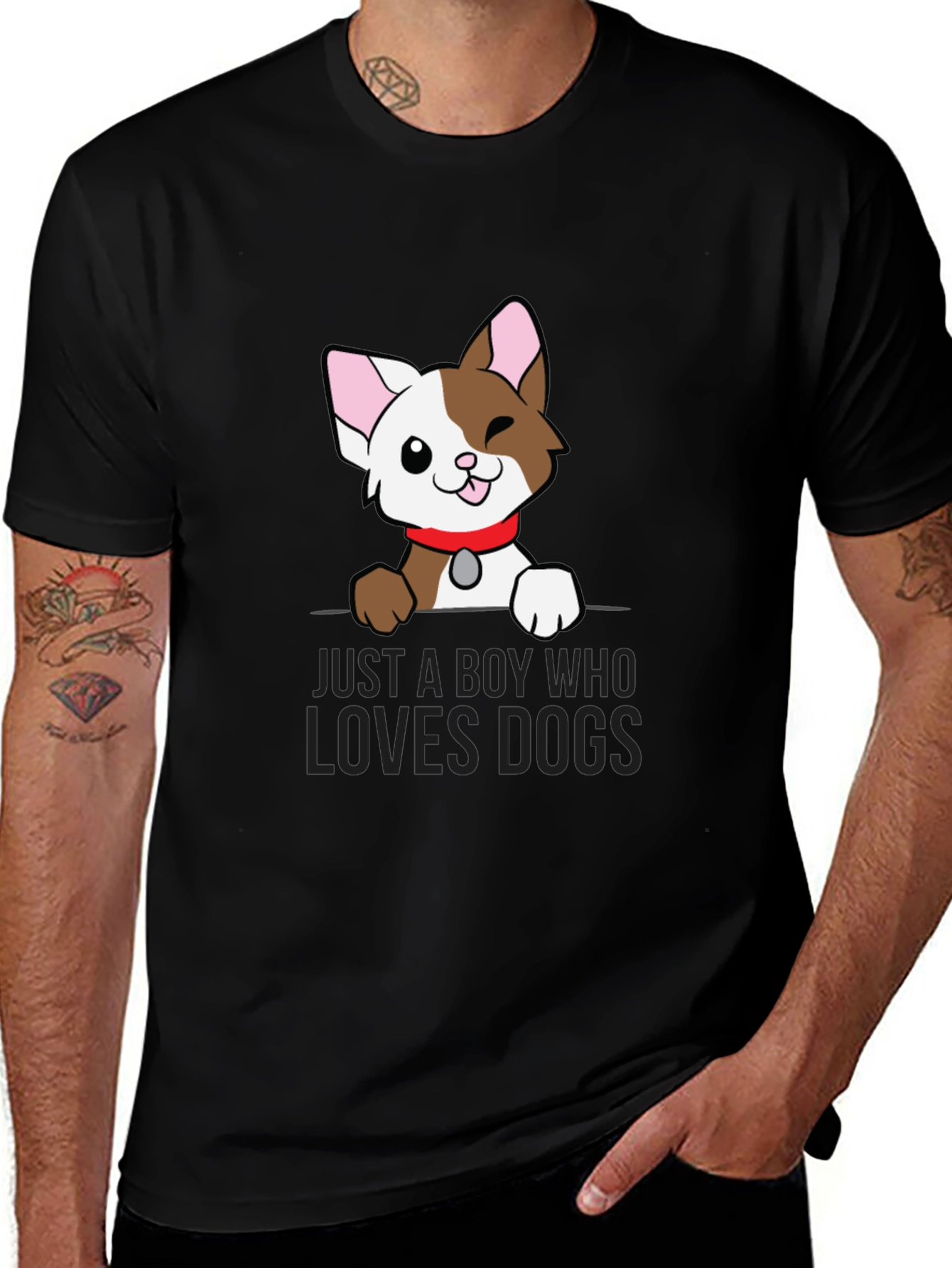 Boy Who Loves Dogs T-Shirt