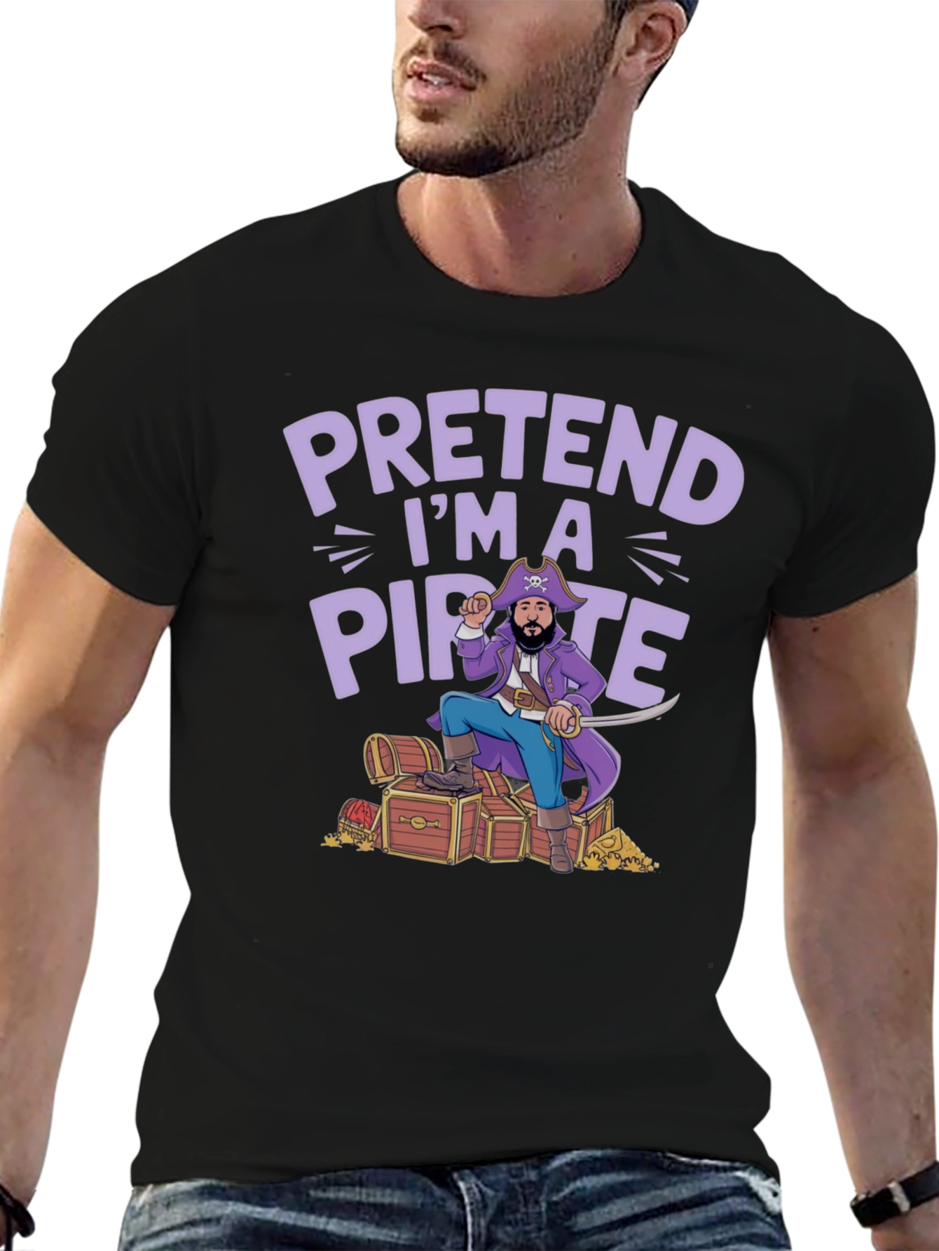 Pretend Im a Pirate T-Shirt - Funny Costume Tee