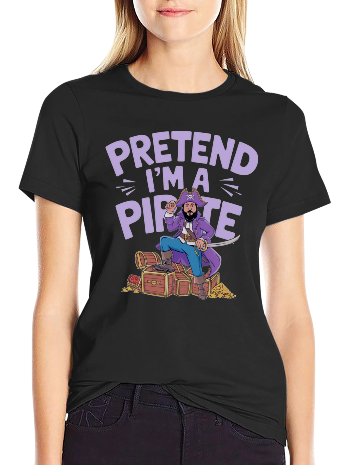 Pretend Im a Pirate T-Shirt - Funny Costume Tee