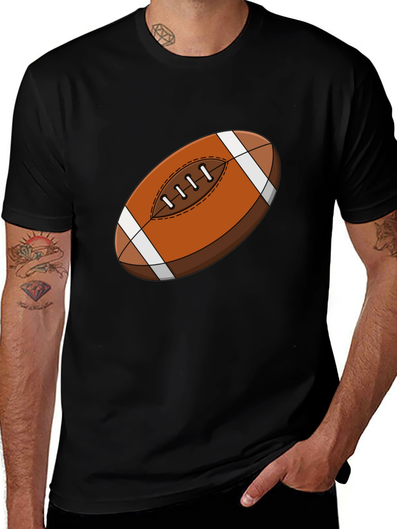 Football Graphic Tee - Classic Sports Fan Apparel
