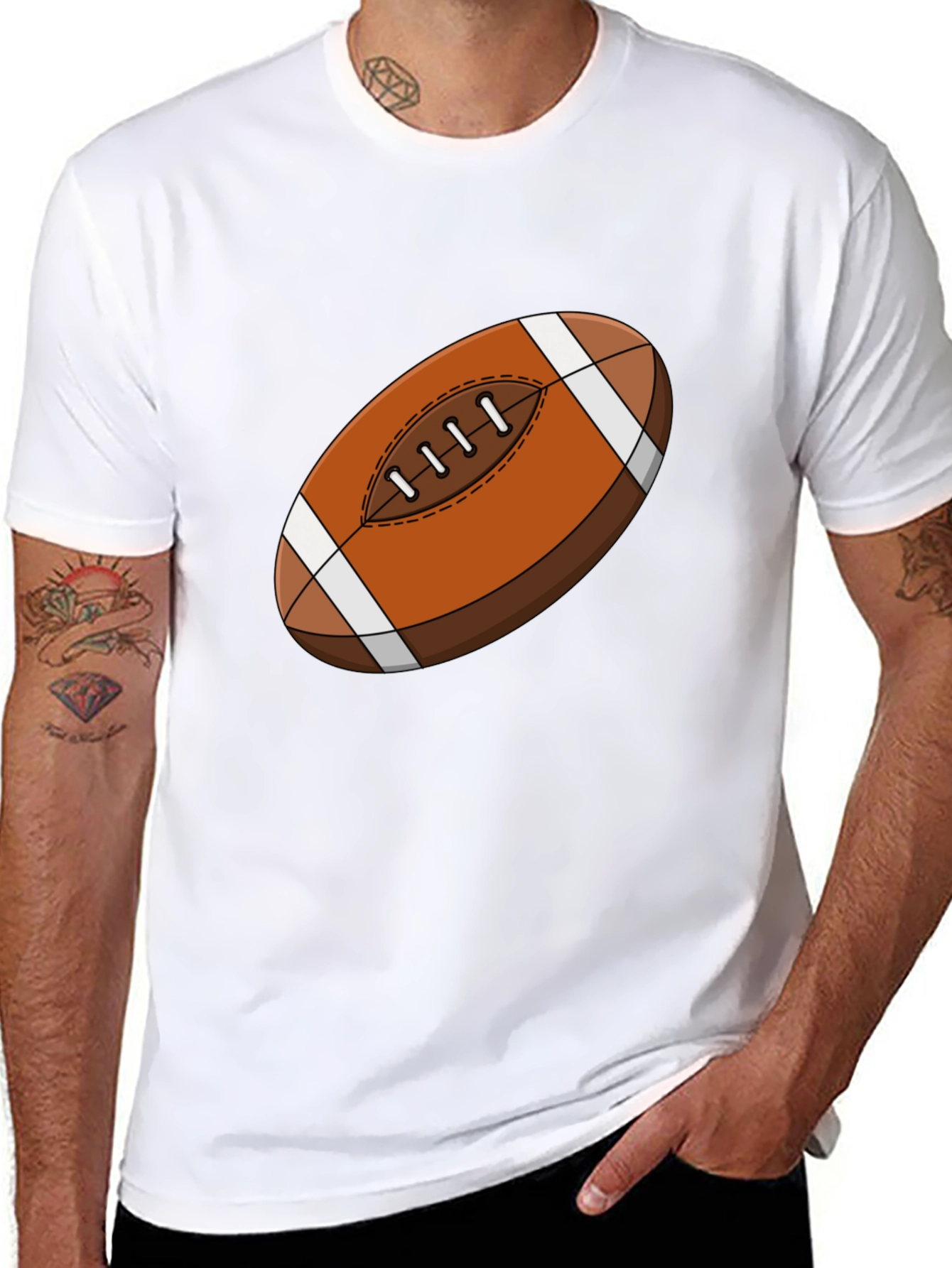 Football Graphic Tee - Classic Sports Fan Apparel