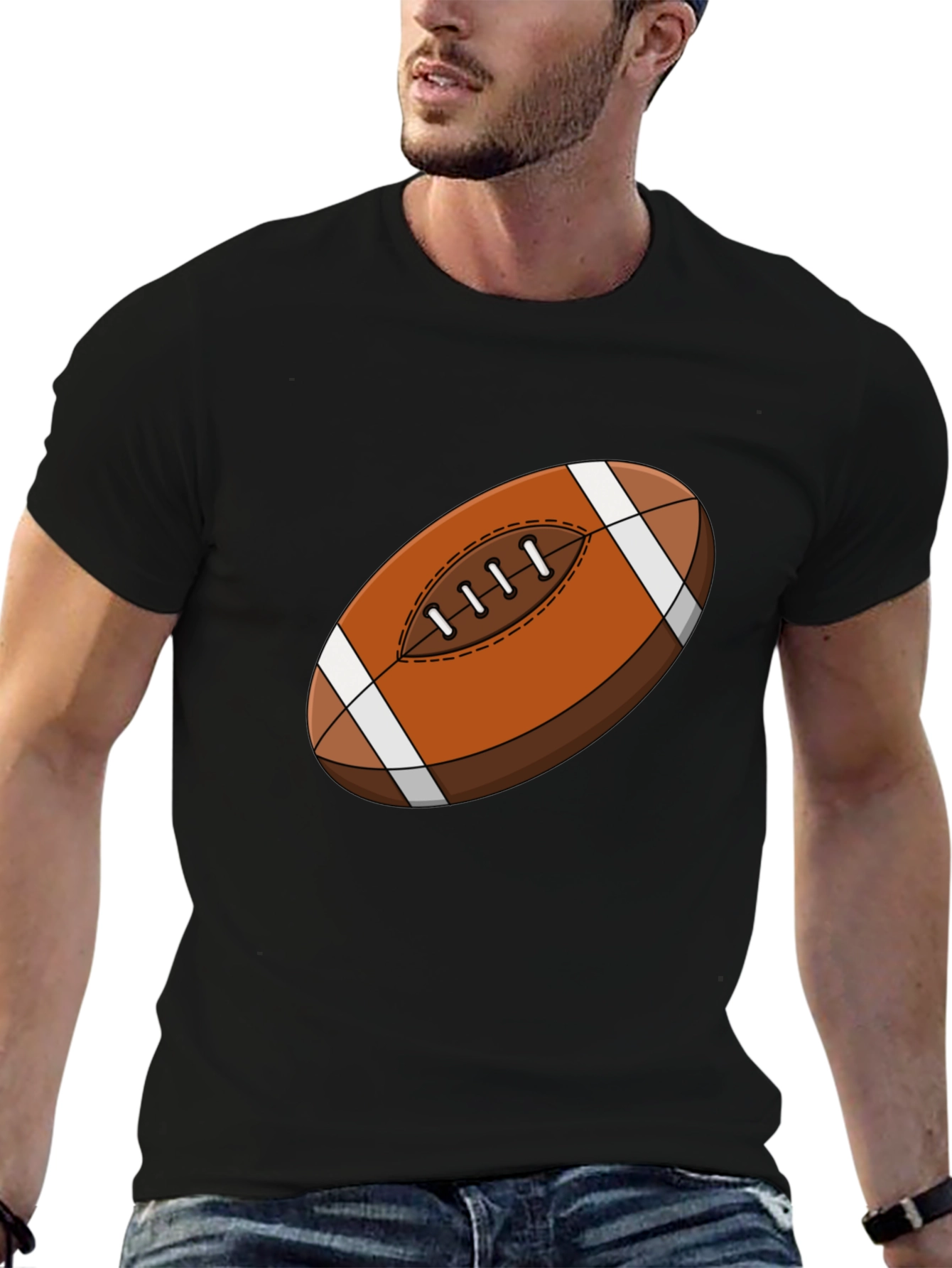 Football Graphic Tee - Classic Sports Fan Apparel