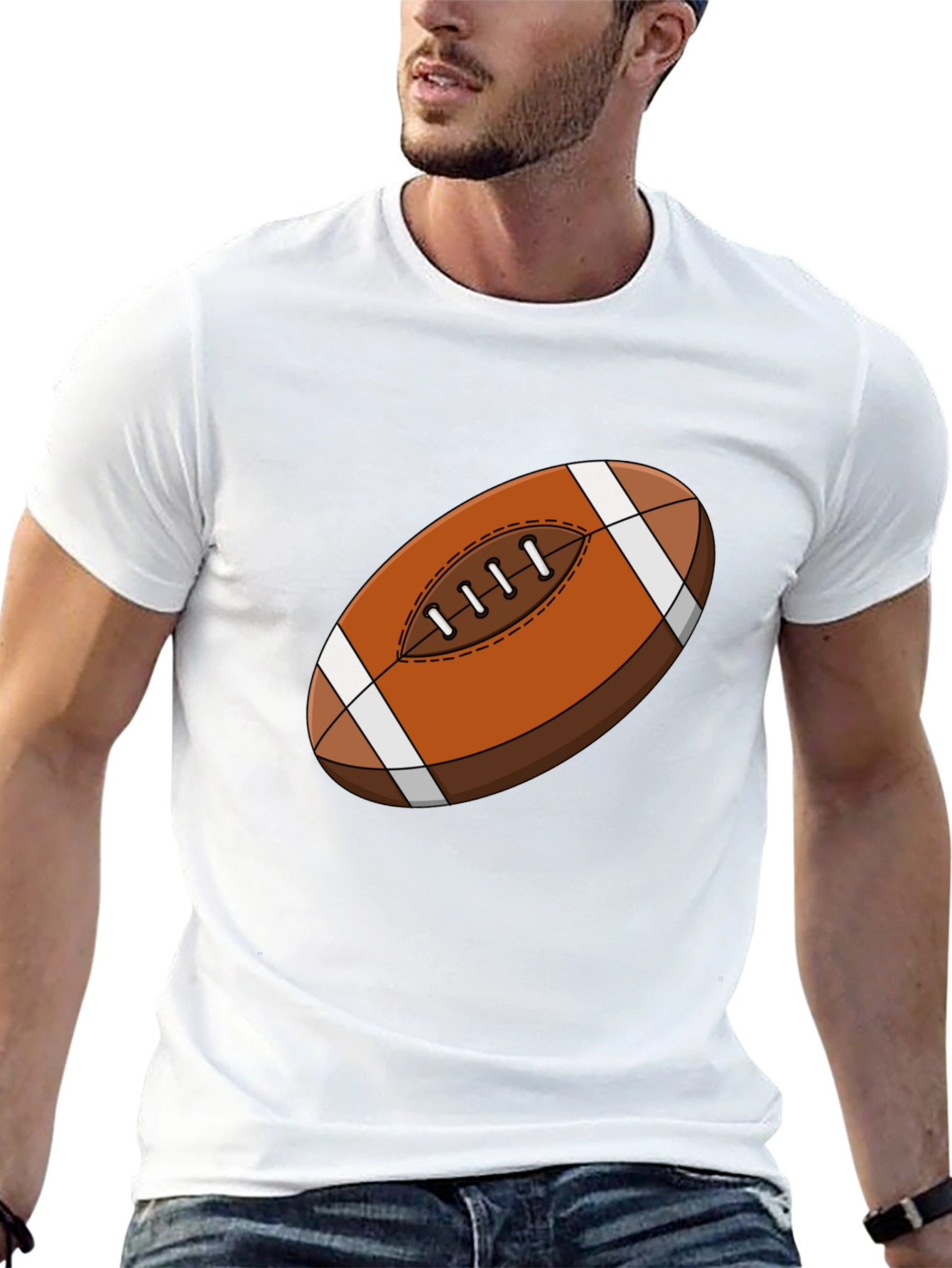 Football Graphic Tee - Classic Sports Fan Apparel