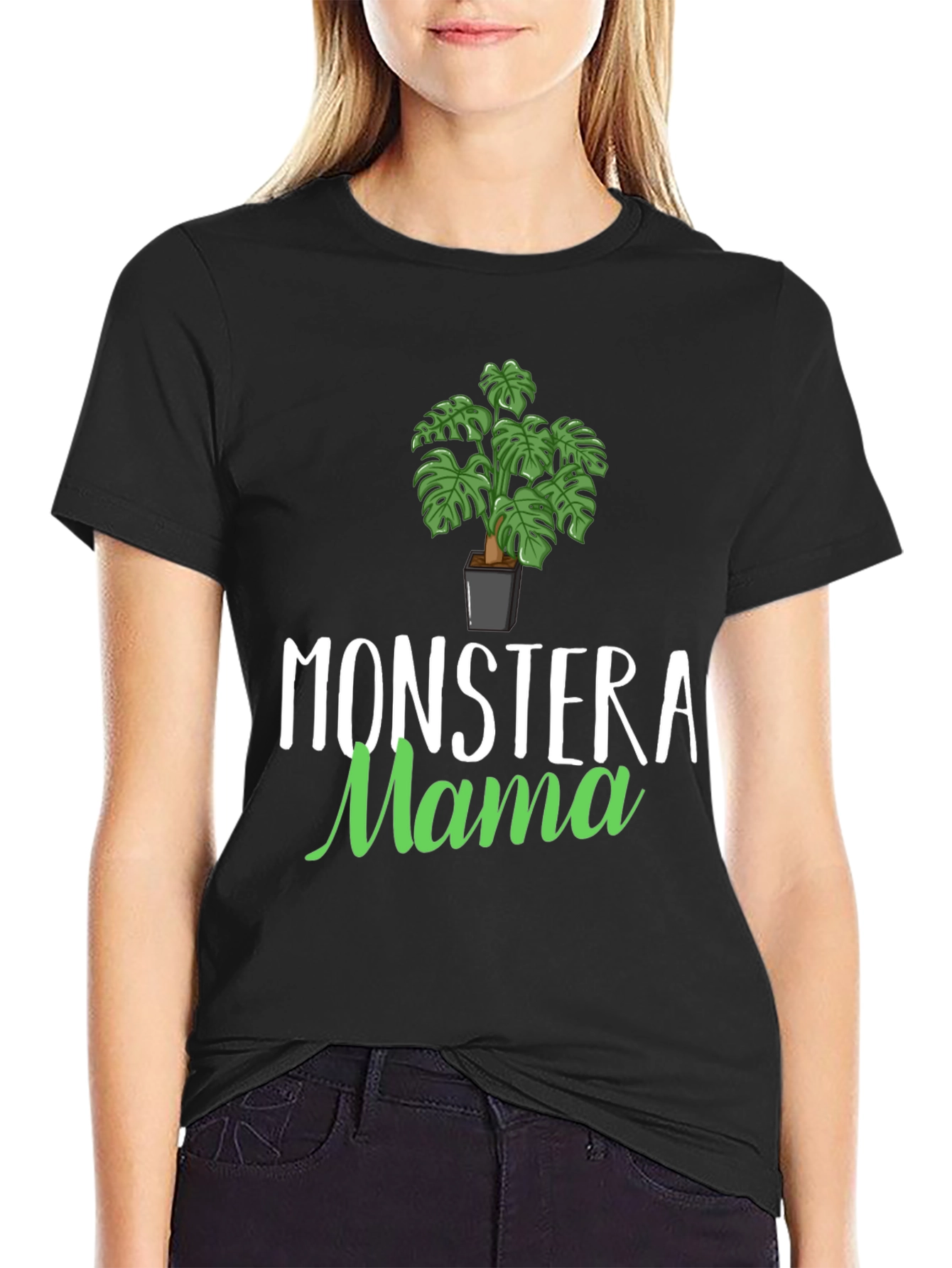 Monstera Mama Graphic Tee - Plant Lover Shirt