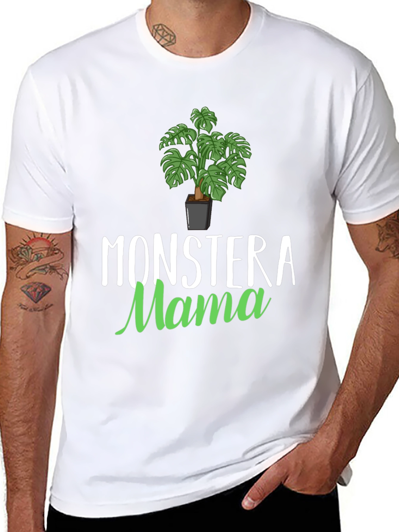 Monstera Mama Graphic Tee - Plant Lover Shirt