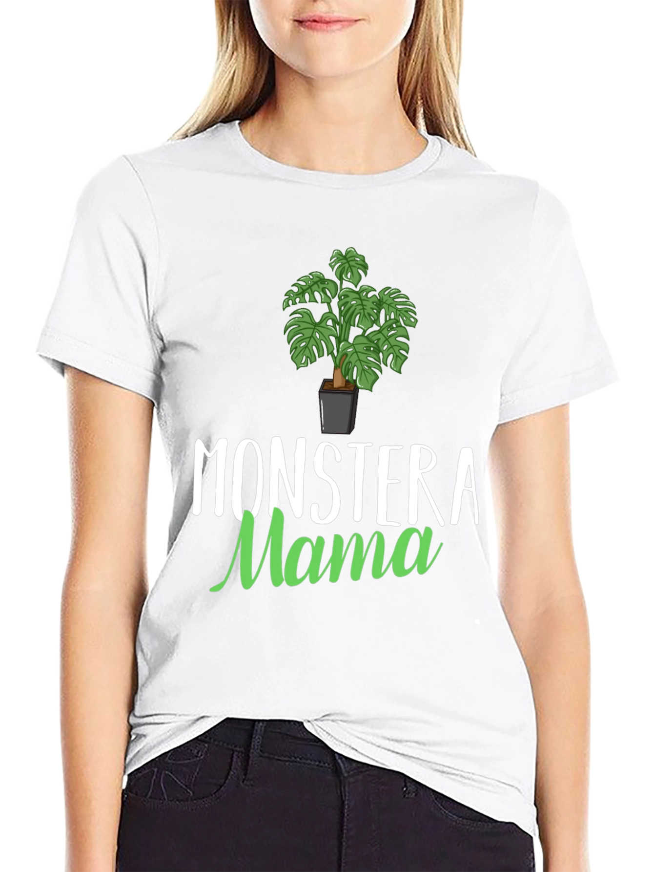 Monstera Mama Graphic Tee - Plant Lover Shirt