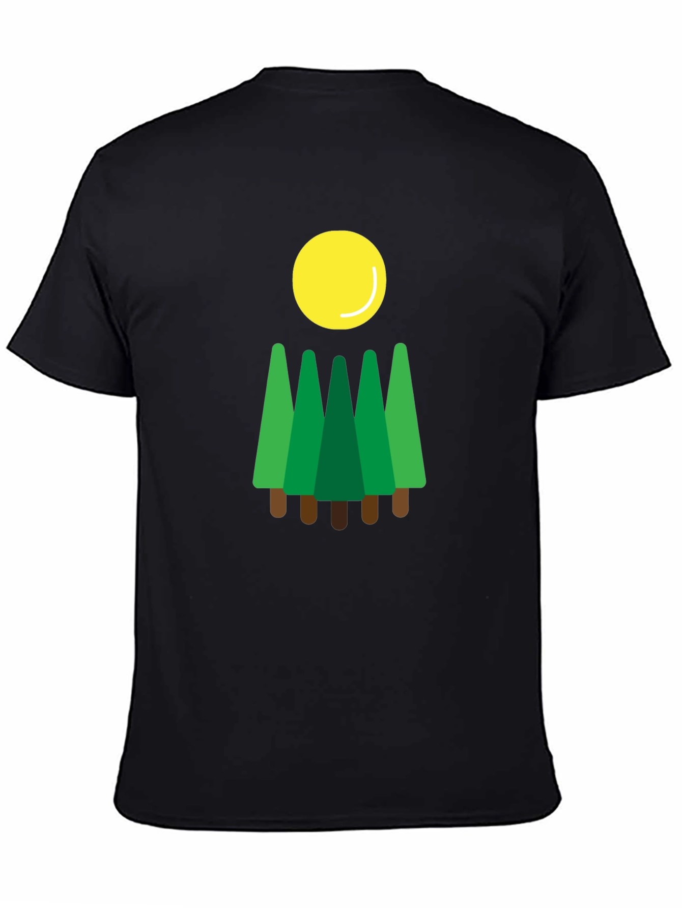 Forest Sun T-Shirt Nature Graphic Tee