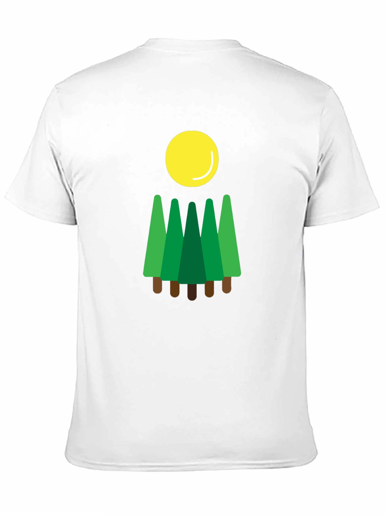 Forest Sun T-Shirt Nature Graphic Tee