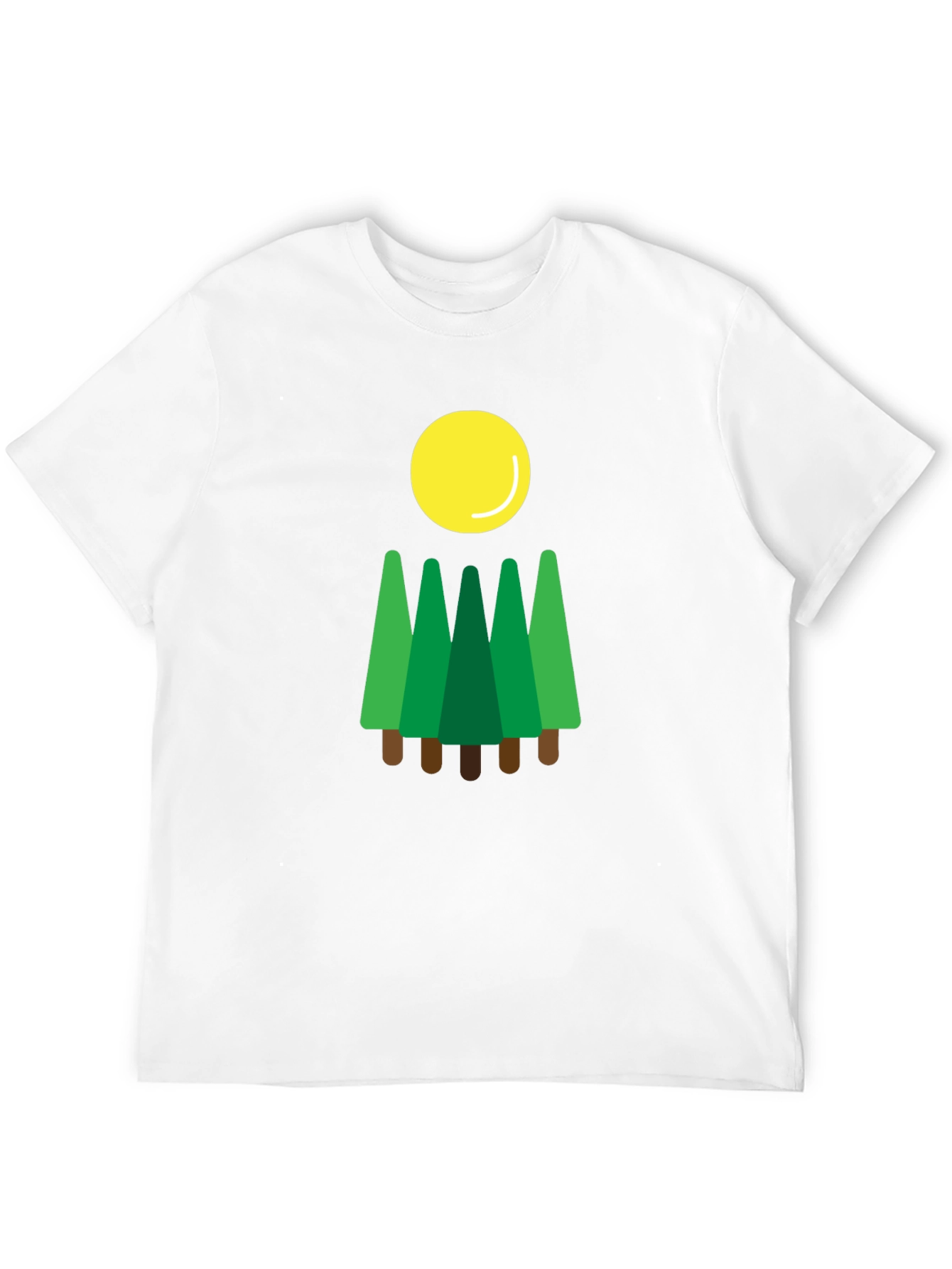 Forest Sun T-Shirt Nature Graphic Tee