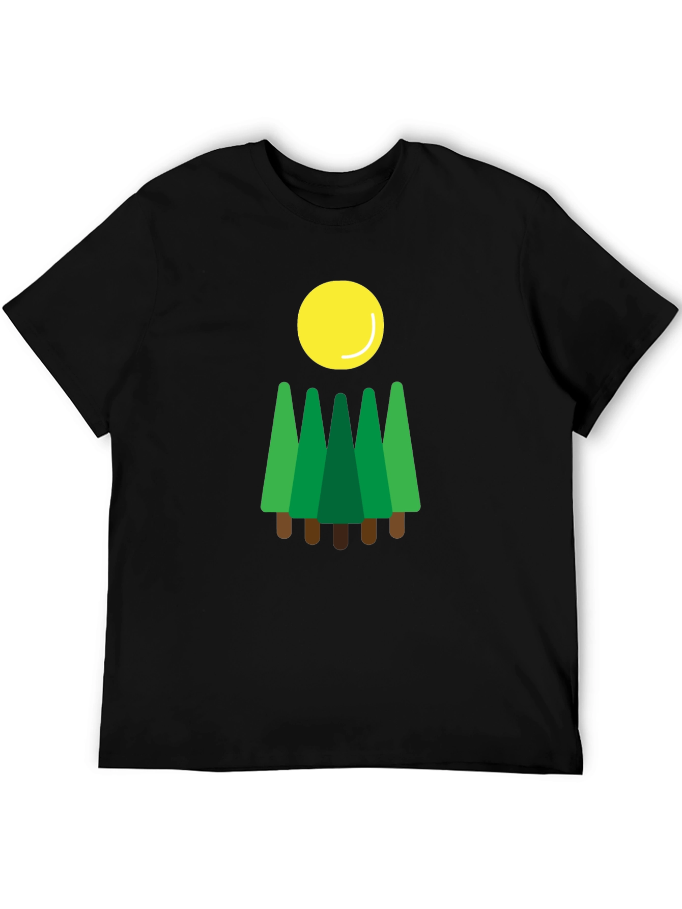 Forest Sun T-Shirt Nature Graphic Tee