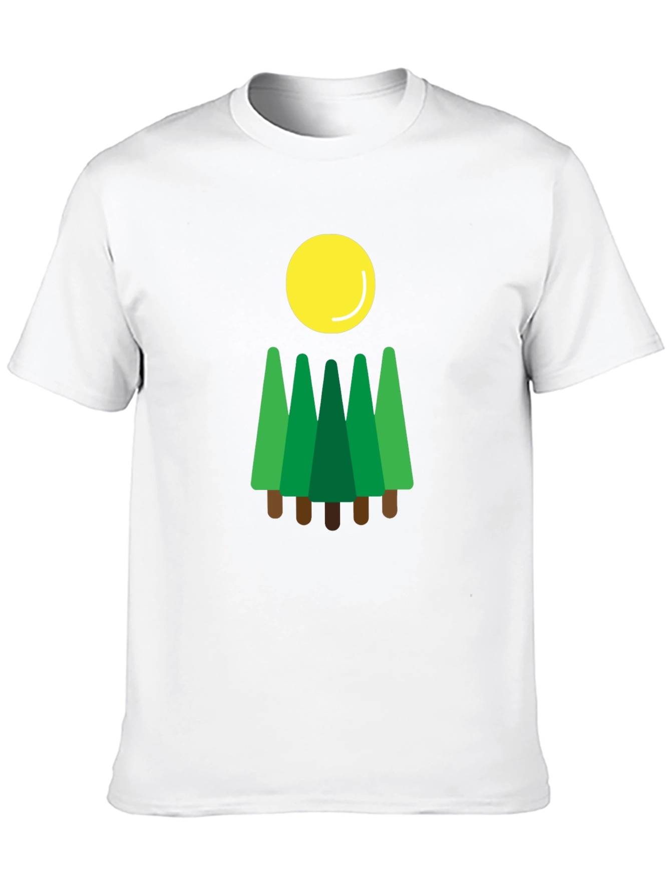 Forest Sun T-Shirt Nature Graphic Tee